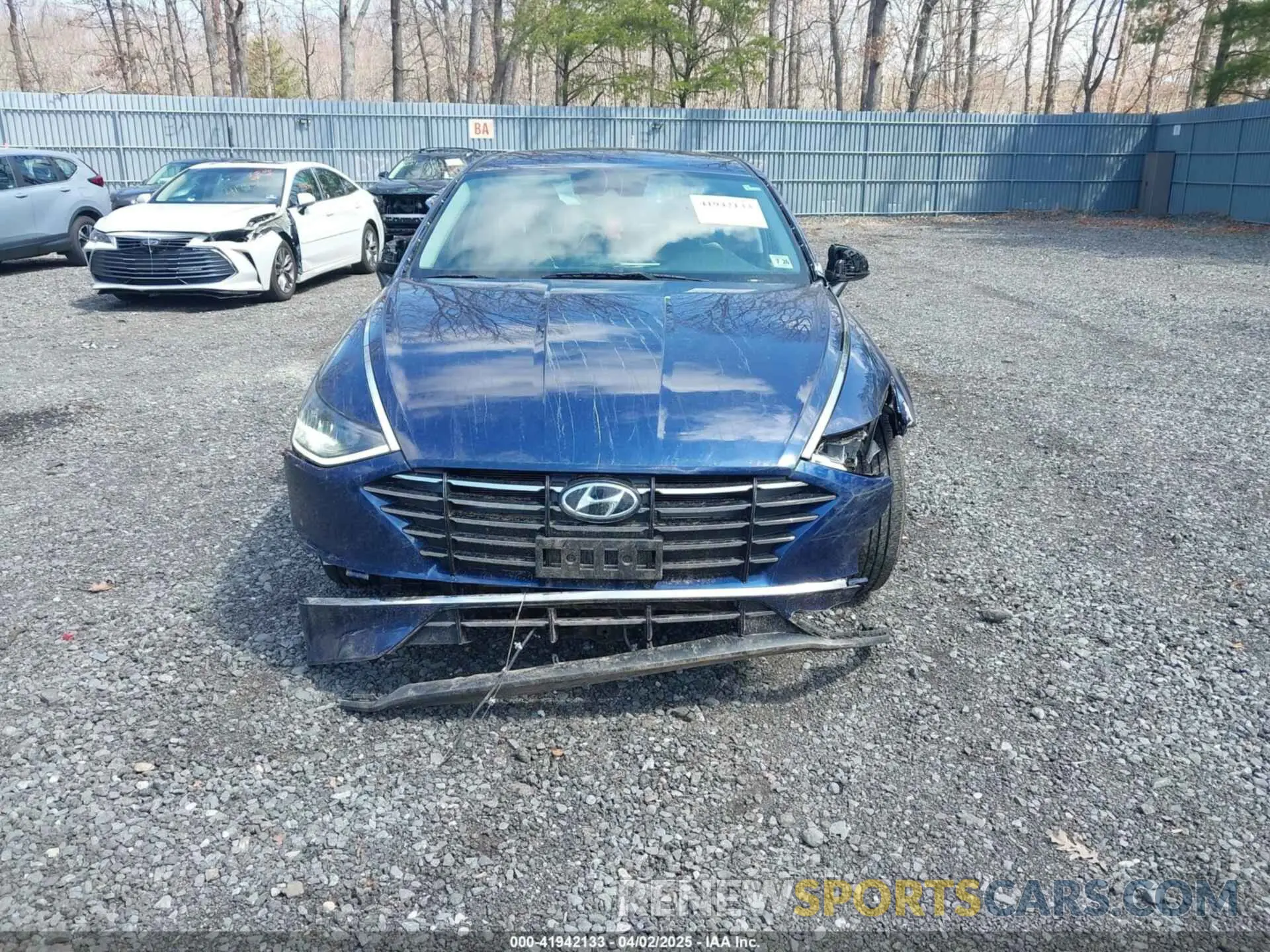 12 fotografías del automóvil dañado 5NPEG4JA5MH073910 HYUNDAI SONATA 2021