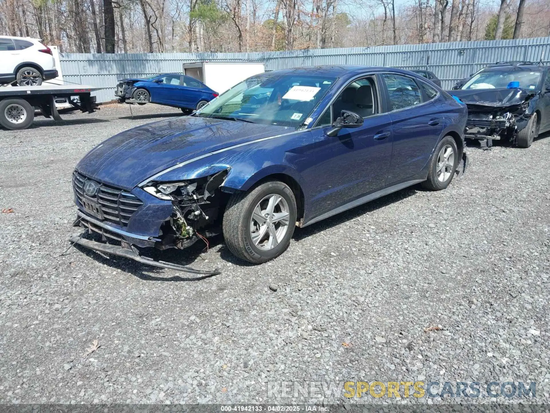 2 fotografías del automóvil dañado 5NPEG4JA5MH073910 HYUNDAI SONATA 2021