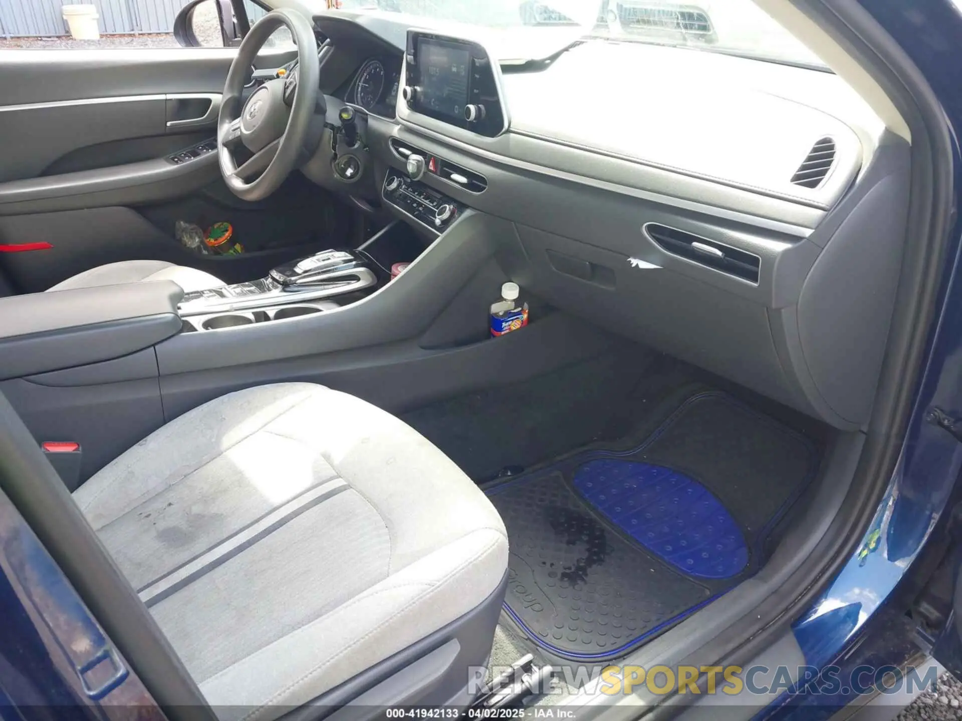 5 fotografías del automóvil dañado 5NPEG4JA5MH073910 HYUNDAI SONATA 2021