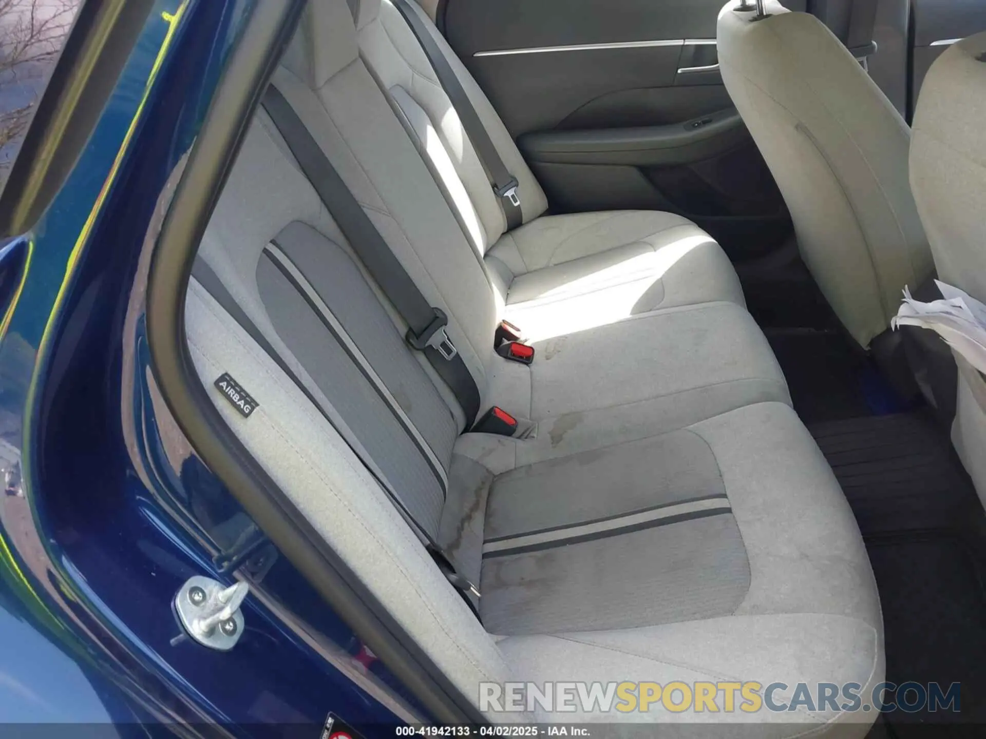 8 fotografías del automóvil dañado 5NPEG4JA5MH073910 HYUNDAI SONATA 2021