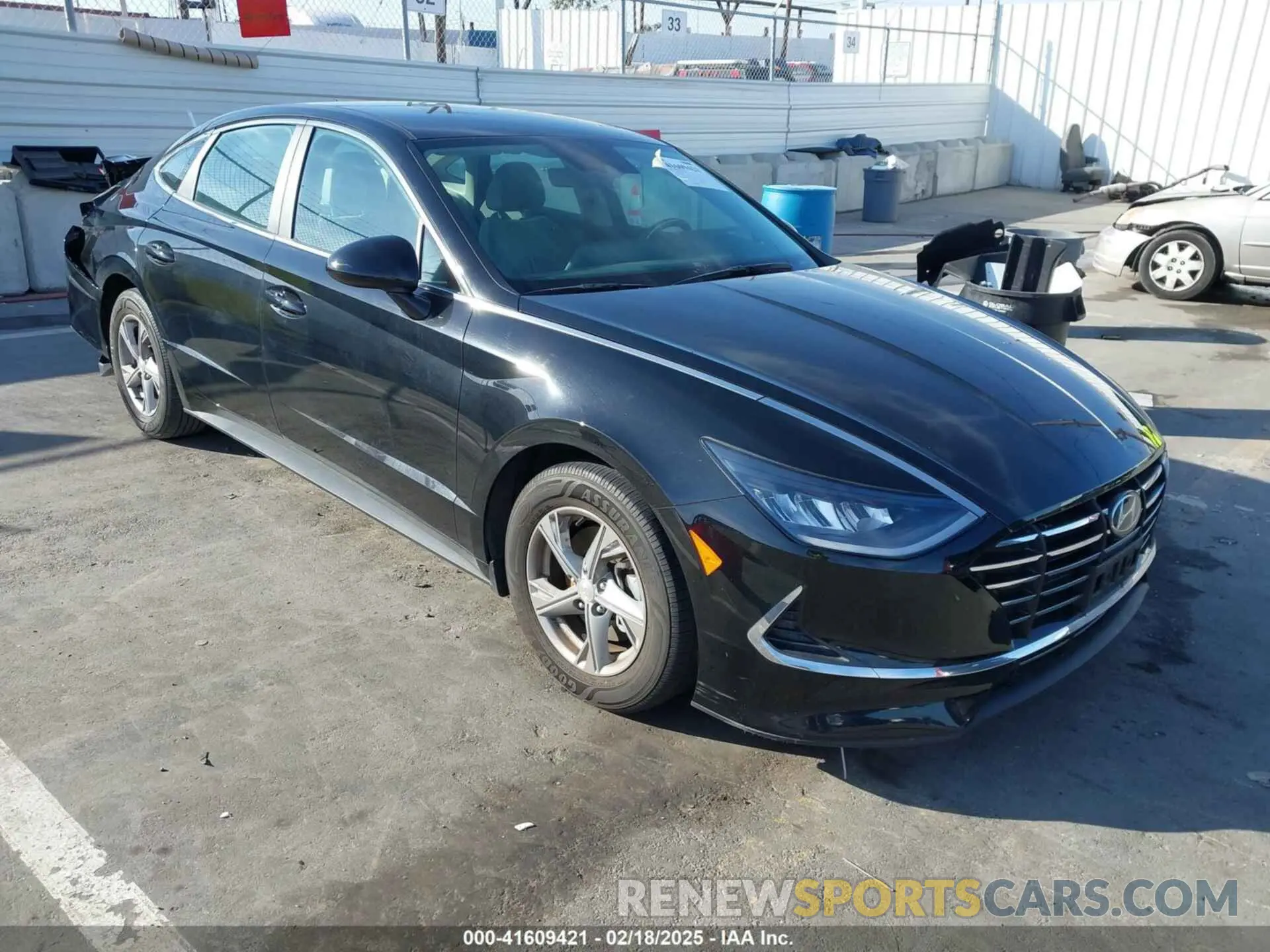1 fotografías del automóvil dañado 5NPEG4JA5MH076175 HYUNDAI SONATA 2021