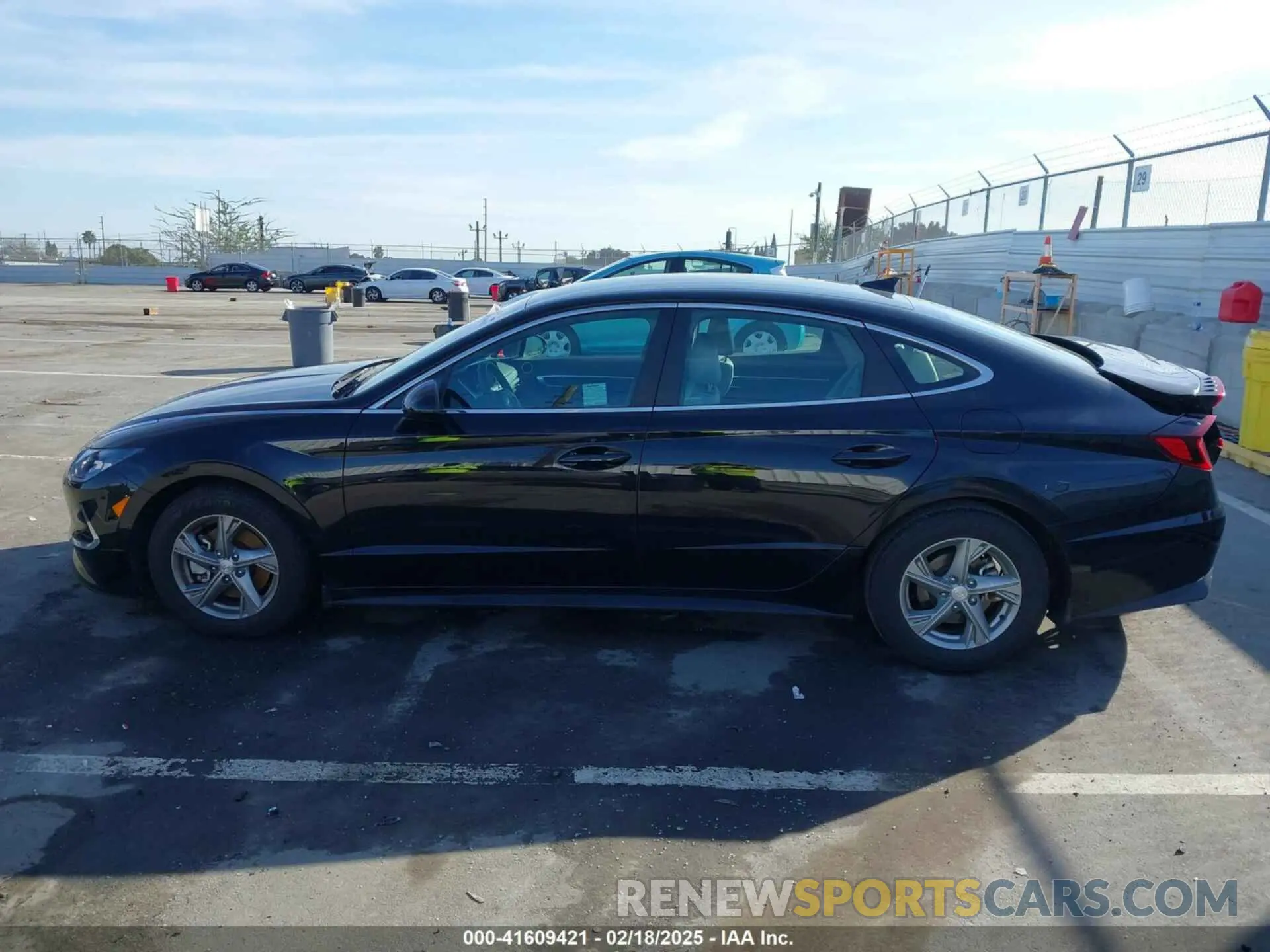 14 fotografías del automóvil dañado 5NPEG4JA5MH076175 HYUNDAI SONATA 2021