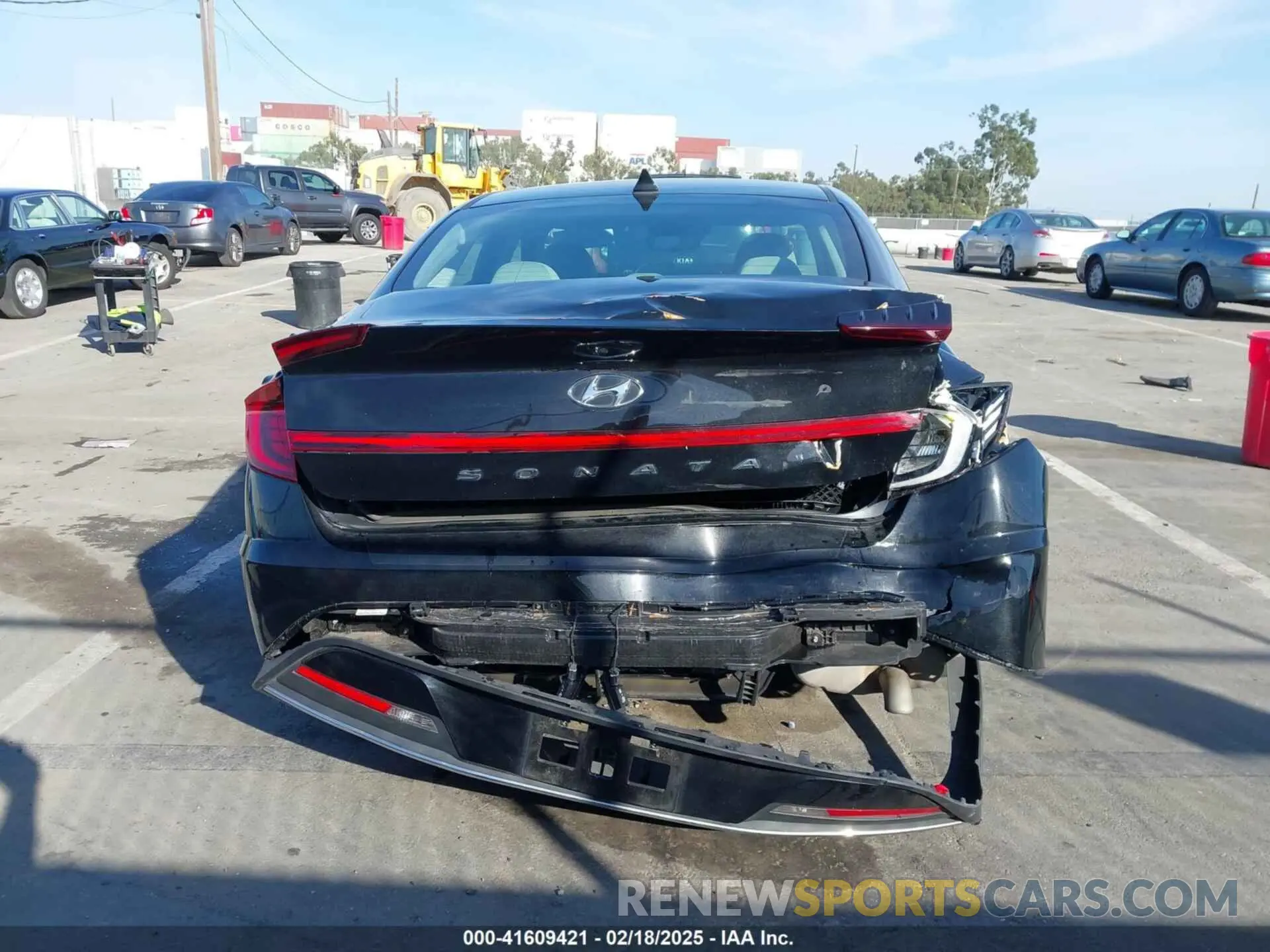 6 fotografías del automóvil dañado 5NPEG4JA5MH076175 HYUNDAI SONATA 2021