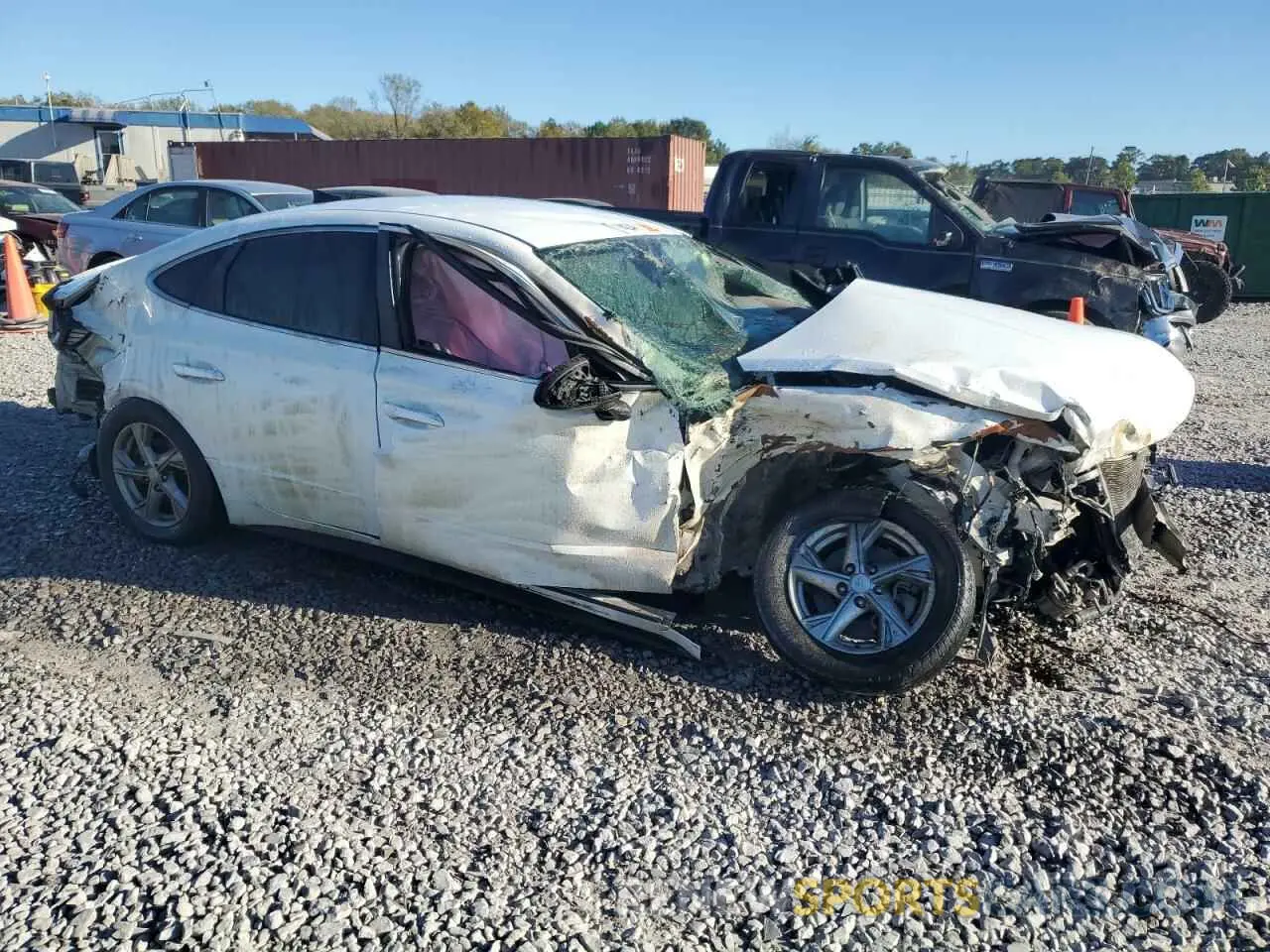 4 fotografías del automóvil dañado 5NPEG4JA5MH096328 HYUNDAI SONATA 2021