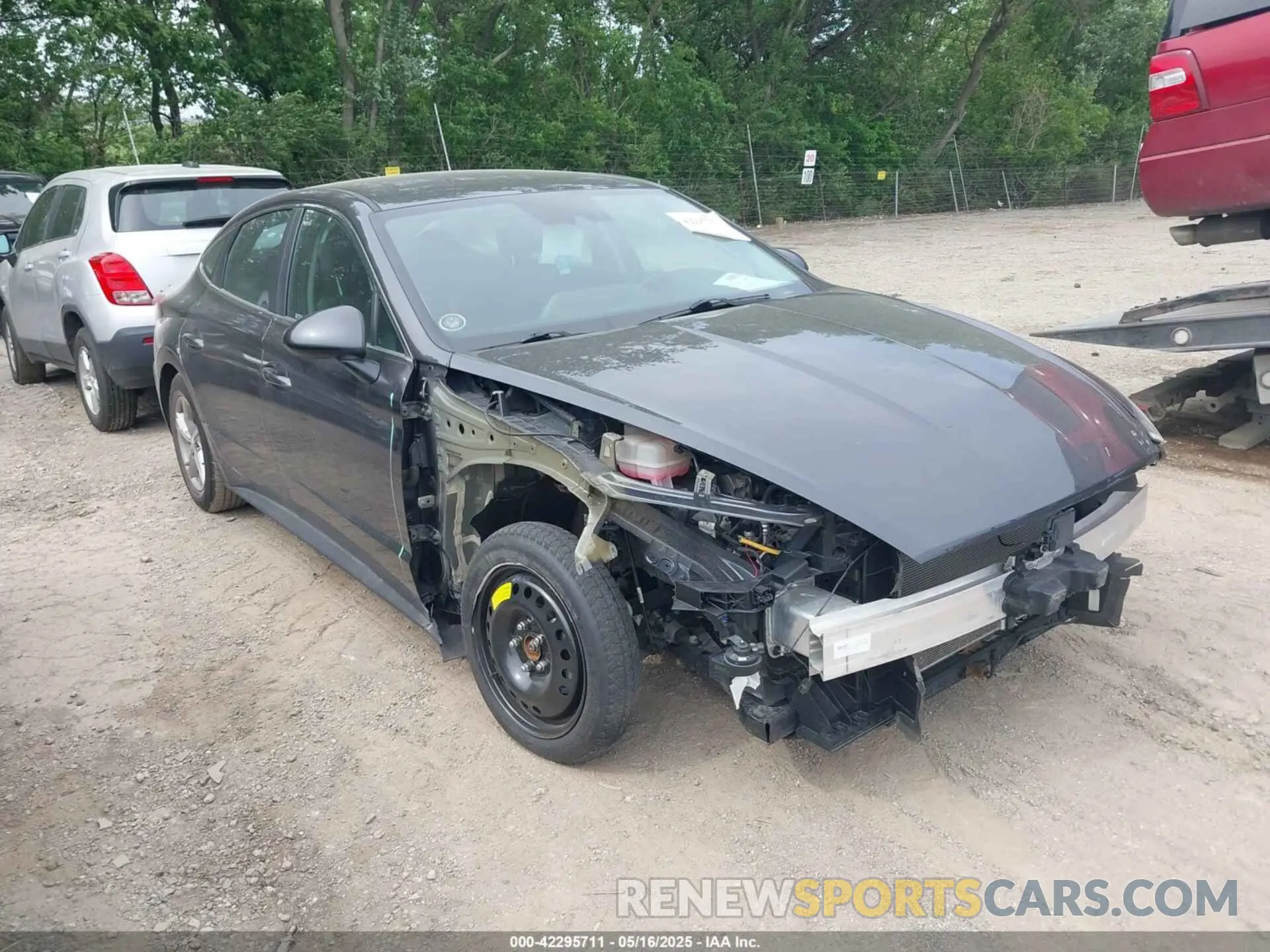 1 fotografías del automóvil dañado 5NPEG4JA5MH097172 HYUNDAI SONATA 2021