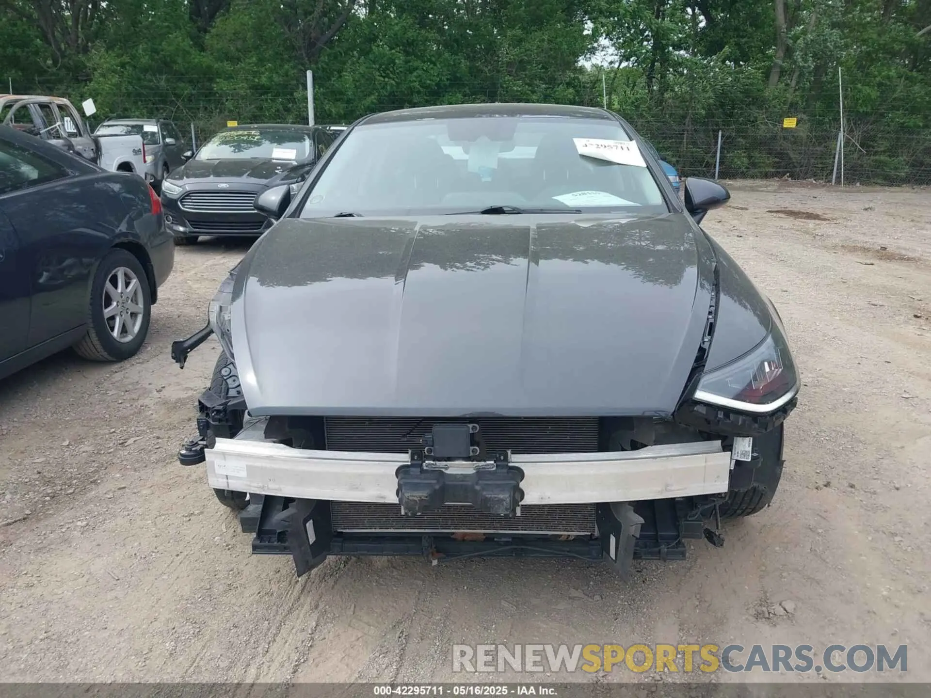 12 fotografías del automóvil dañado 5NPEG4JA5MH097172 HYUNDAI SONATA 2021