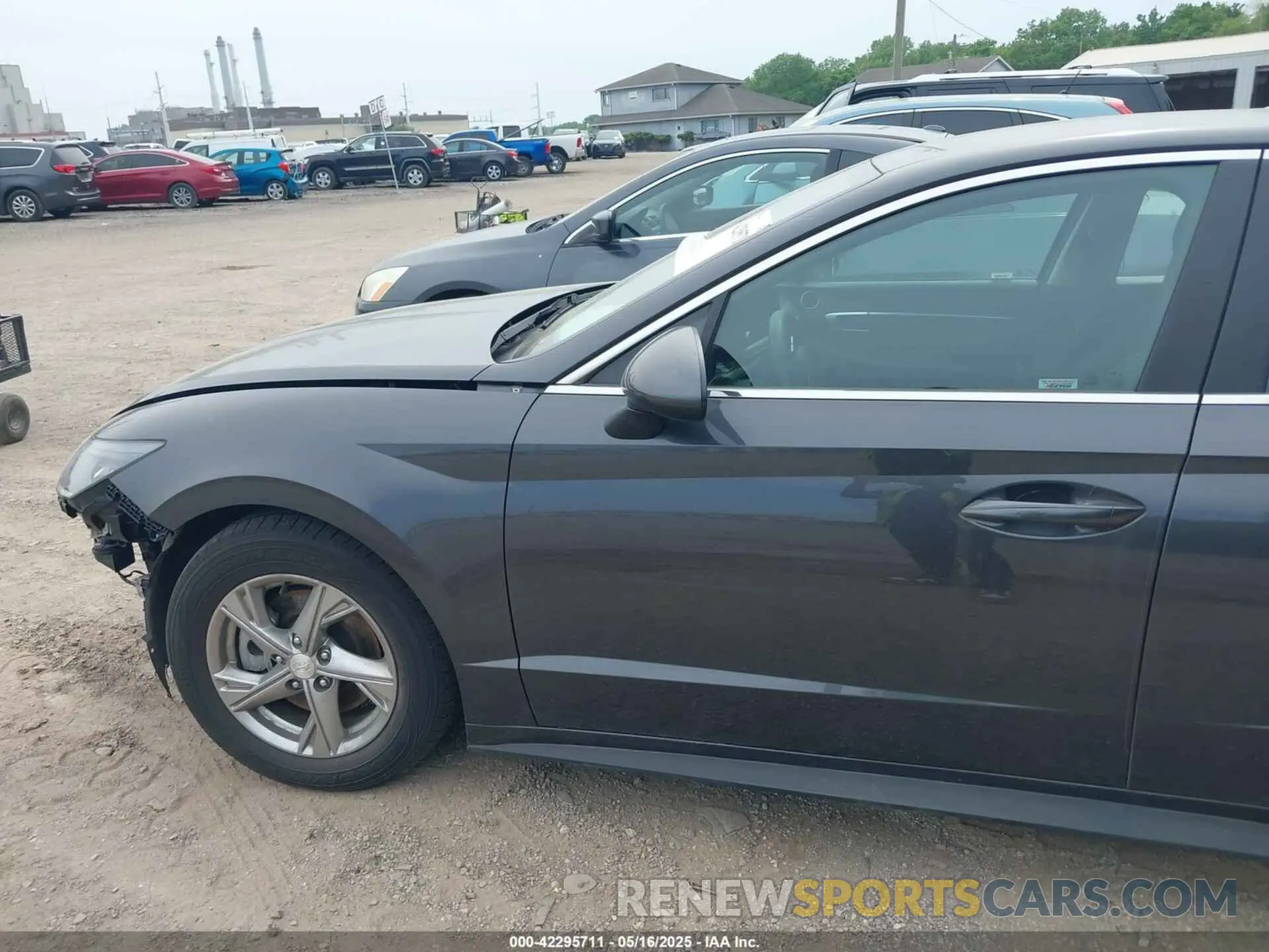 14 fotografías del automóvil dañado 5NPEG4JA5MH097172 HYUNDAI SONATA 2021