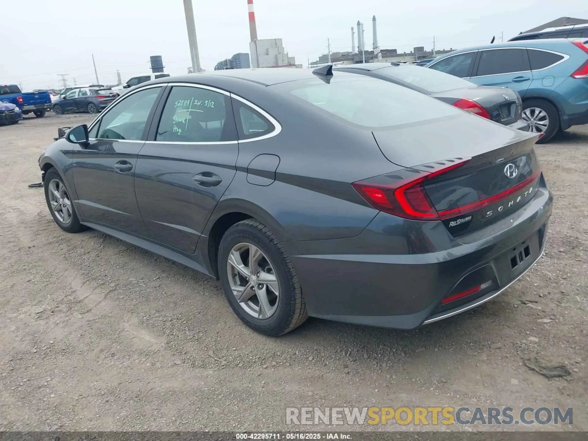 3 fotografías del automóvil dañado 5NPEG4JA5MH097172 HYUNDAI SONATA 2021