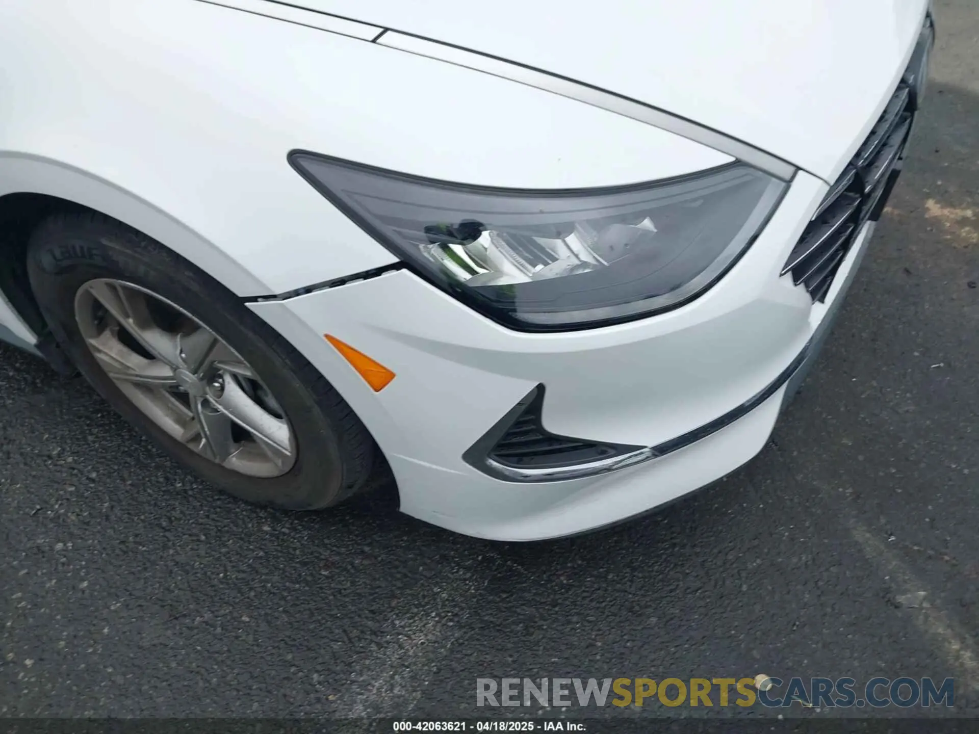 17 fotografías del automóvil dañado 5NPEG4JA5MH100572 HYUNDAI SONATA 2021