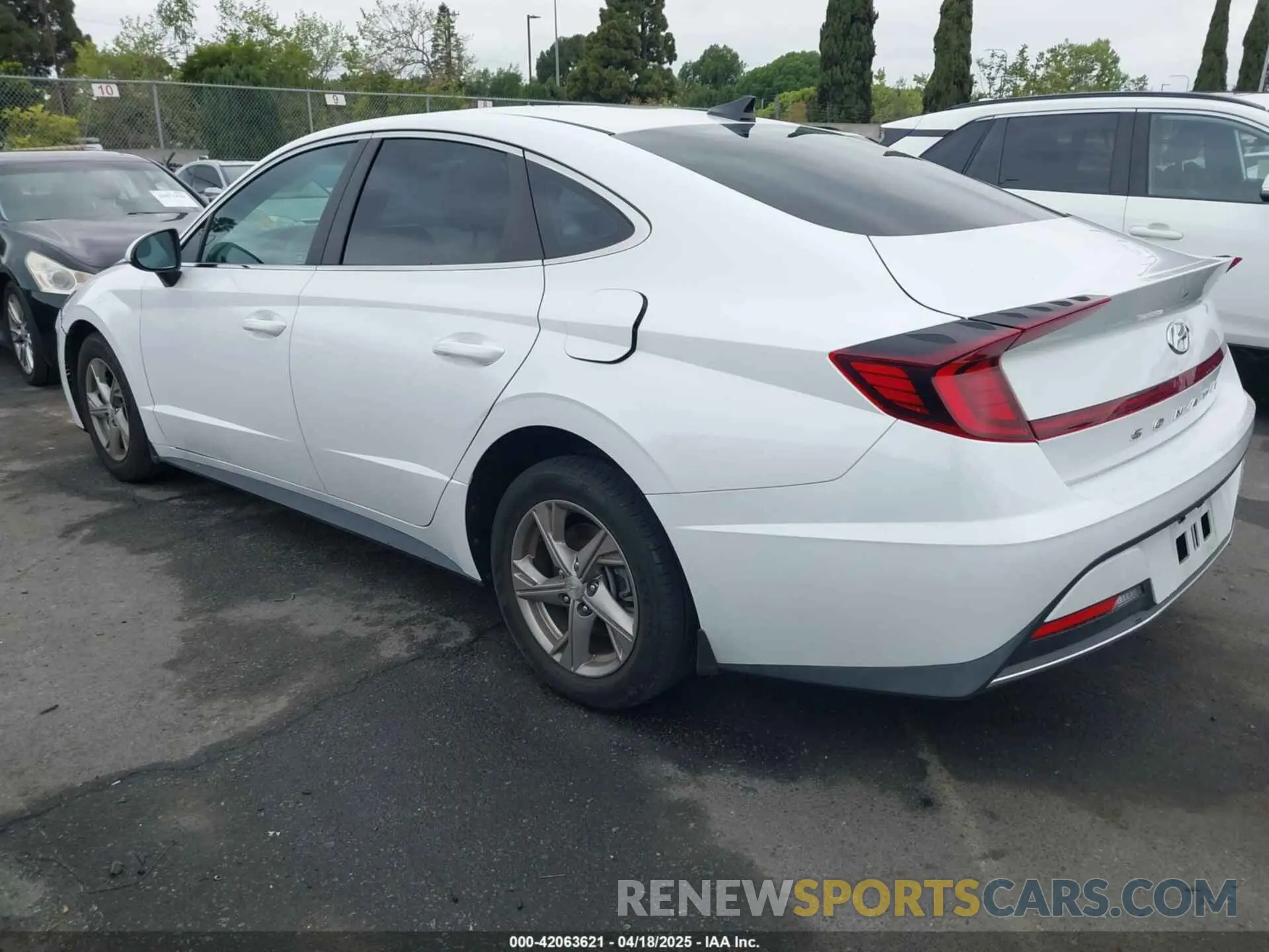 3 fotografías del automóvil dañado 5NPEG4JA5MH100572 HYUNDAI SONATA 2021