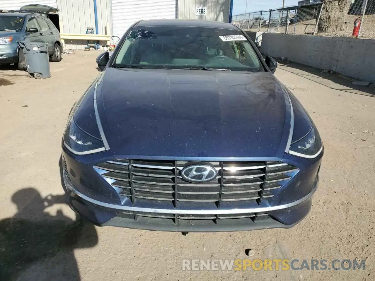 5 fotografías del automóvil dañado 5NPEG4JA5MH116402 HYUNDAI SONATA 2021
