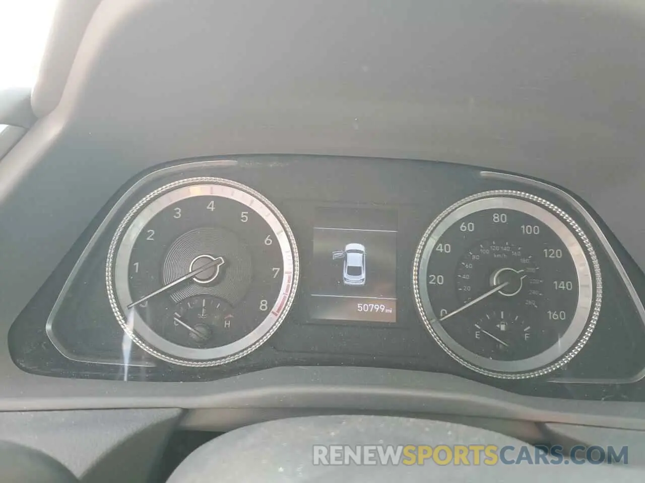 9 fotografías del automóvil dañado 5NPEG4JA5MH116402 HYUNDAI SONATA 2021