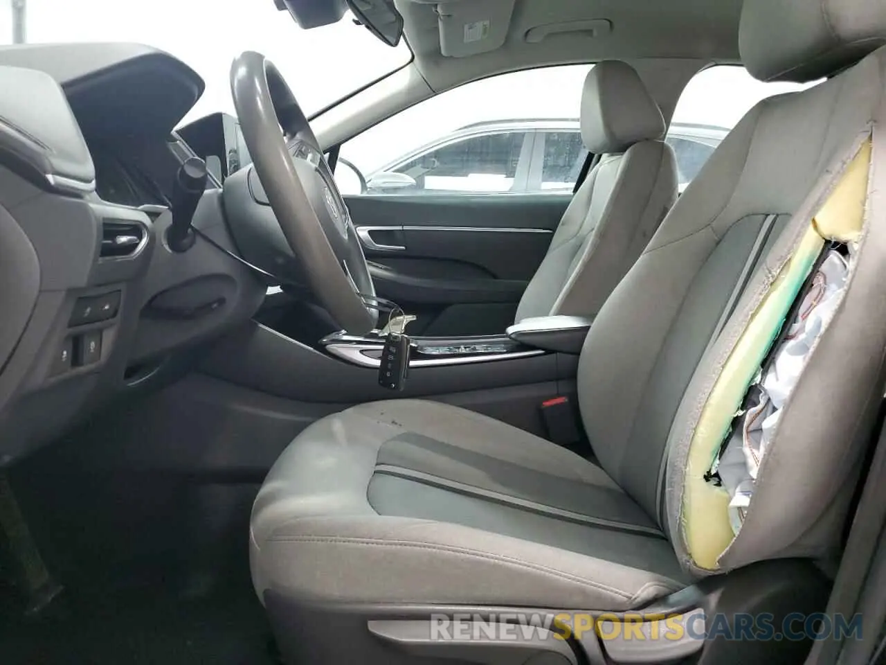 7 fotografías del automóvil dañado 5NPEG4JA5MH120532 HYUNDAI SONATA 2021