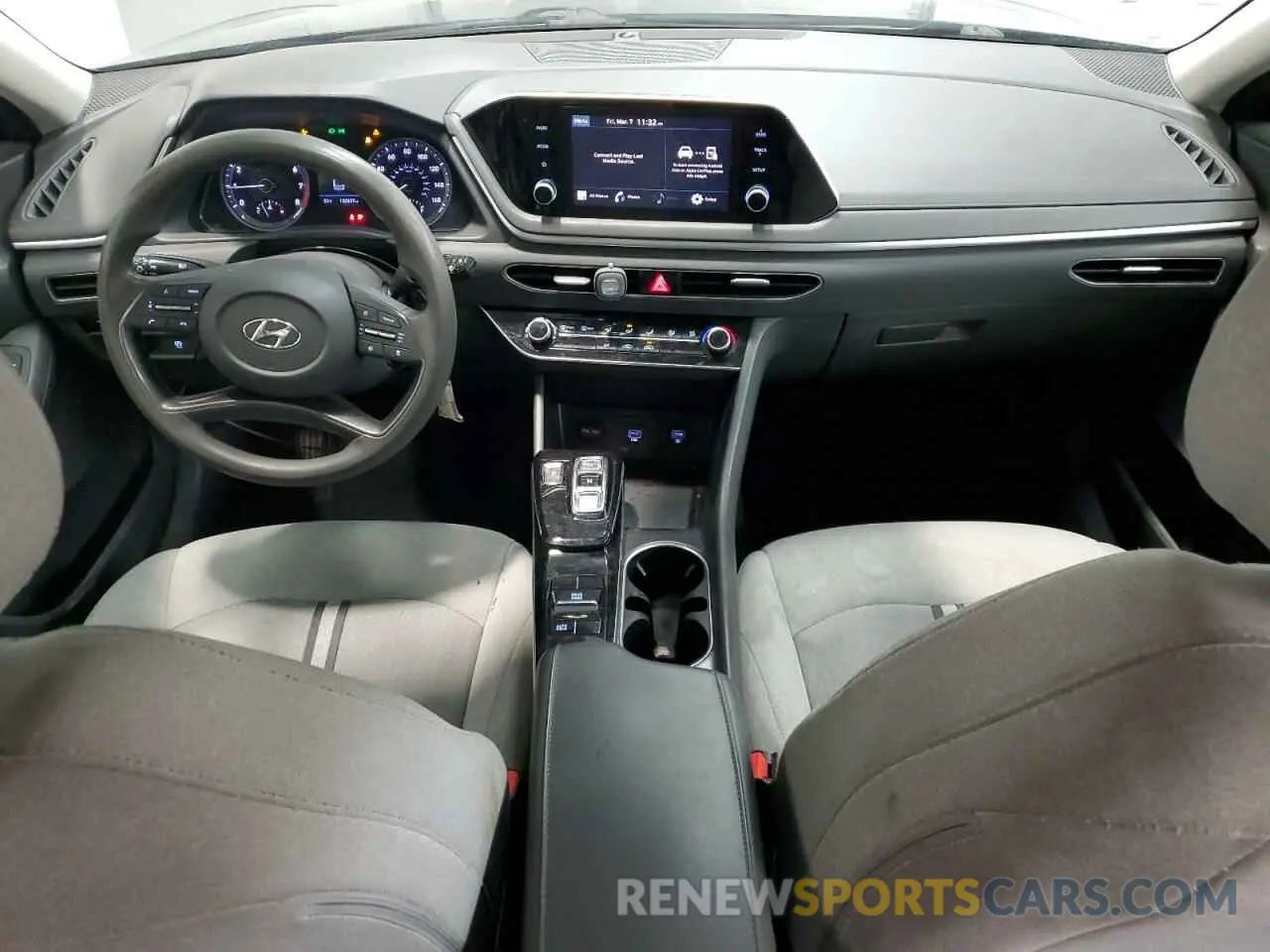 8 fotografías del automóvil dañado 5NPEG4JA5MH120532 HYUNDAI SONATA 2021