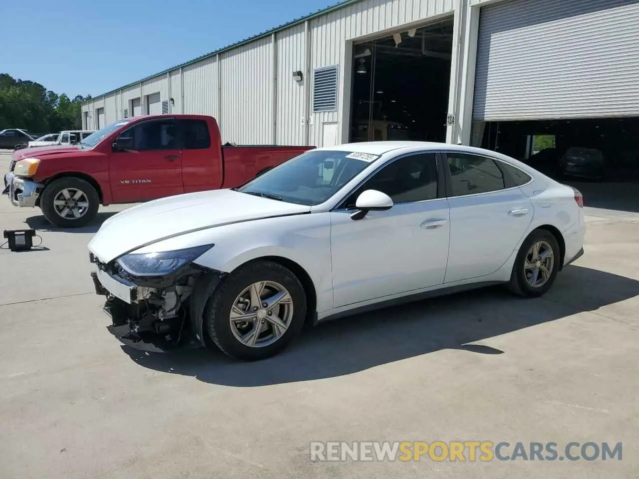 1 fotografías del automóvil dañado 5NPEG4JA5MH120563 HYUNDAI SONATA 2021