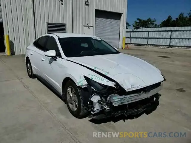 10 fotografías del automóvil dañado 5NPEG4JA5MH120563 HYUNDAI SONATA 2021