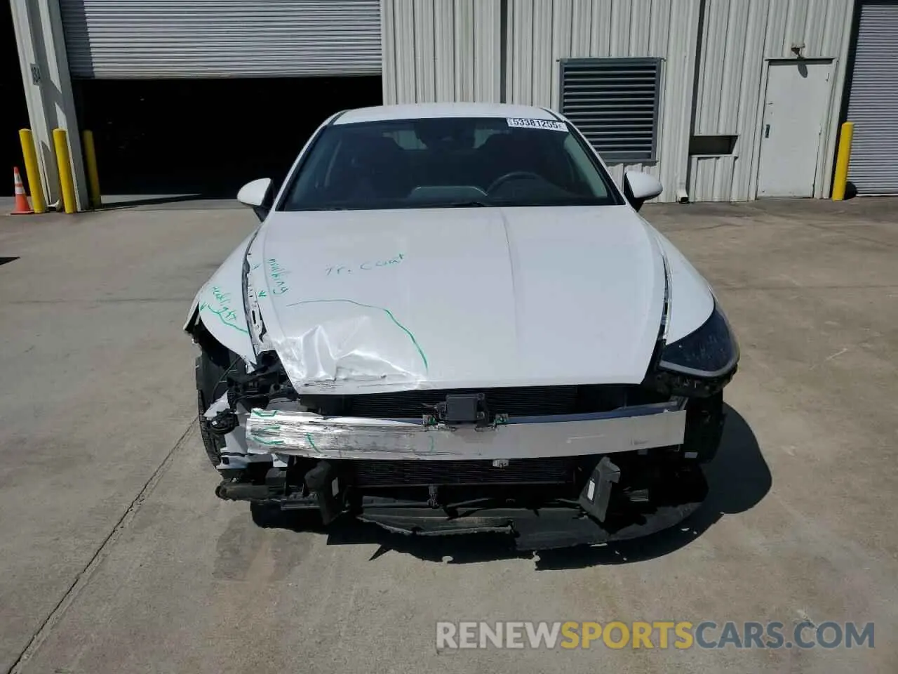 5 fotografías del automóvil dañado 5NPEG4JA5MH120563 HYUNDAI SONATA 2021