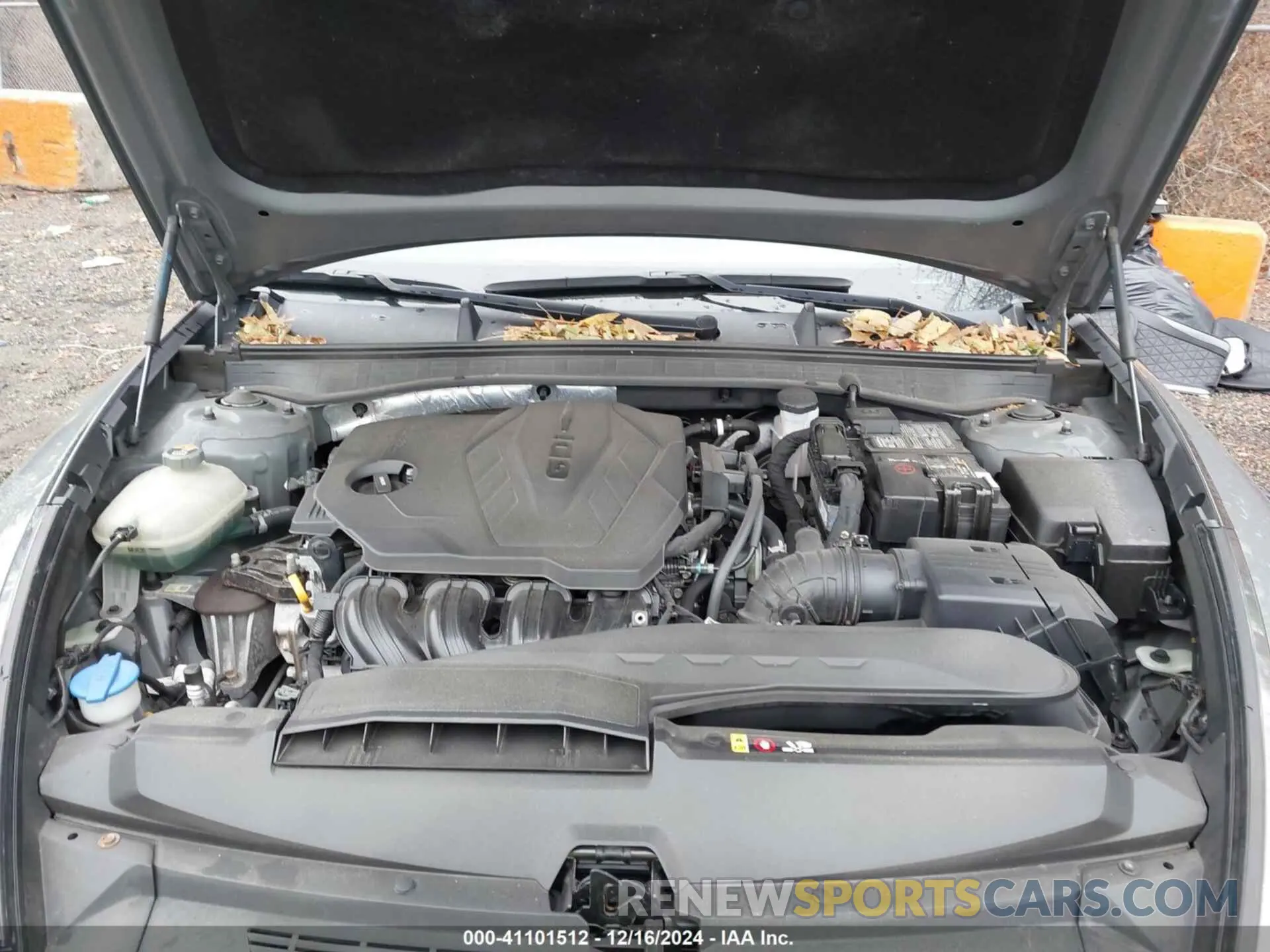 10 fotografías del automóvil dañado 5NPEG4JA6MH067808 HYUNDAI SONATA 2021