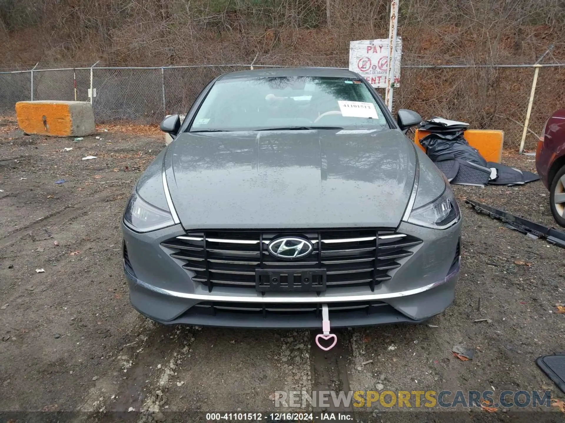 13 fotografías del automóvil dañado 5NPEG4JA6MH067808 HYUNDAI SONATA 2021