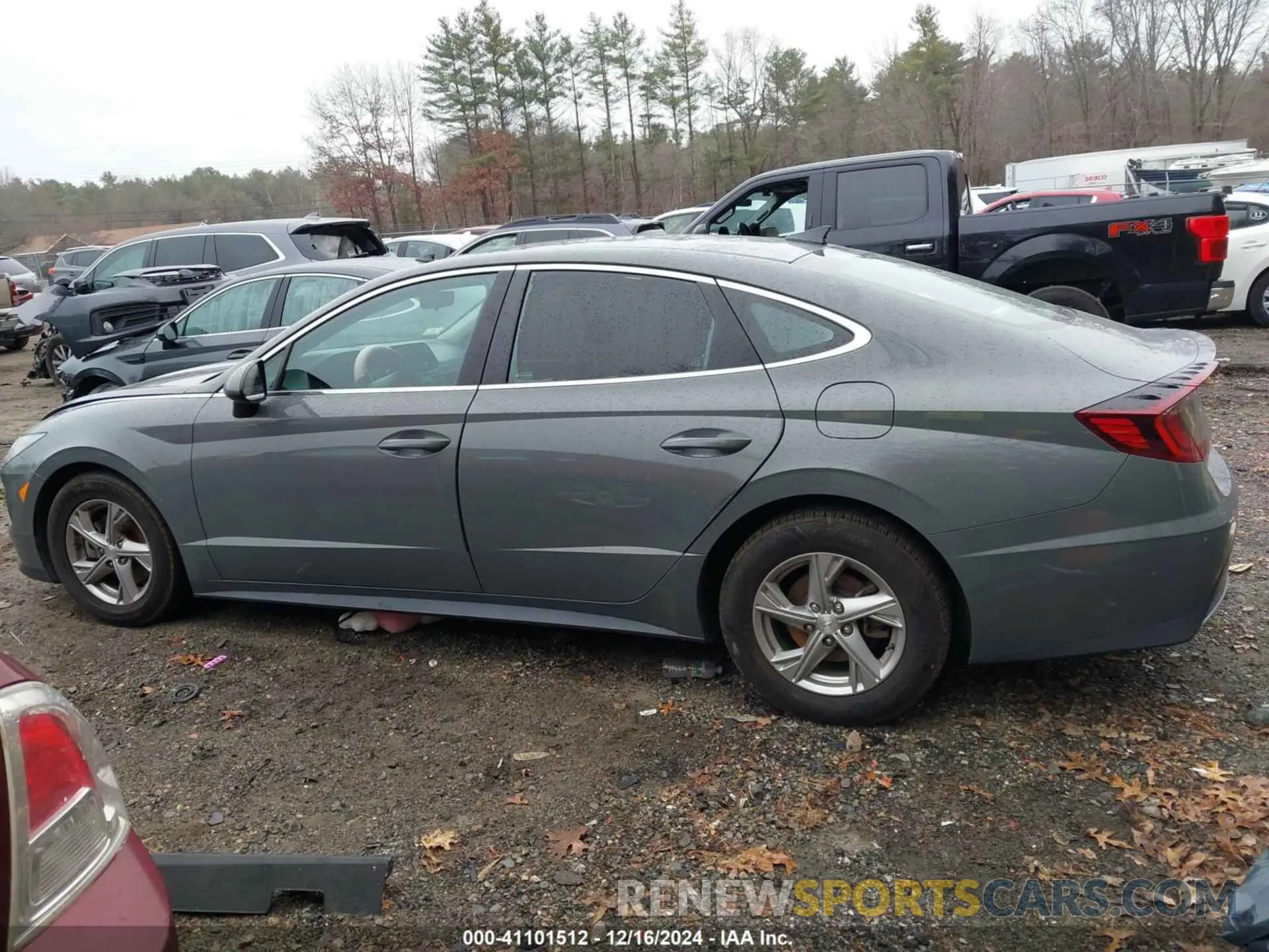 15 fotografías del automóvil dañado 5NPEG4JA6MH067808 HYUNDAI SONATA 2021
