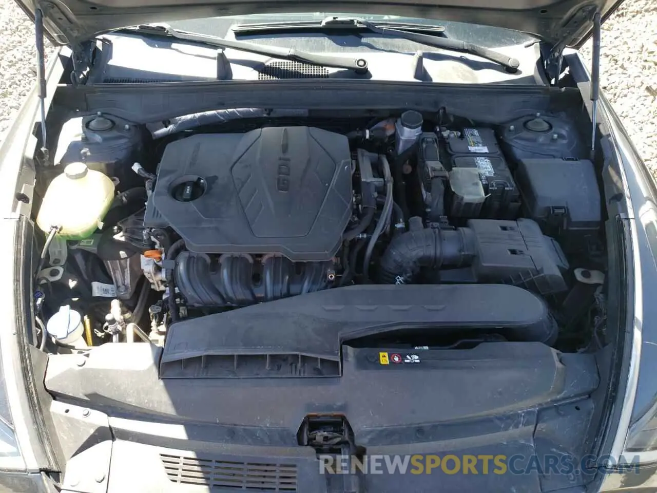 11 fotografías del automóvil dañado 5NPEG4JA6MH079795 HYUNDAI SONATA 2021