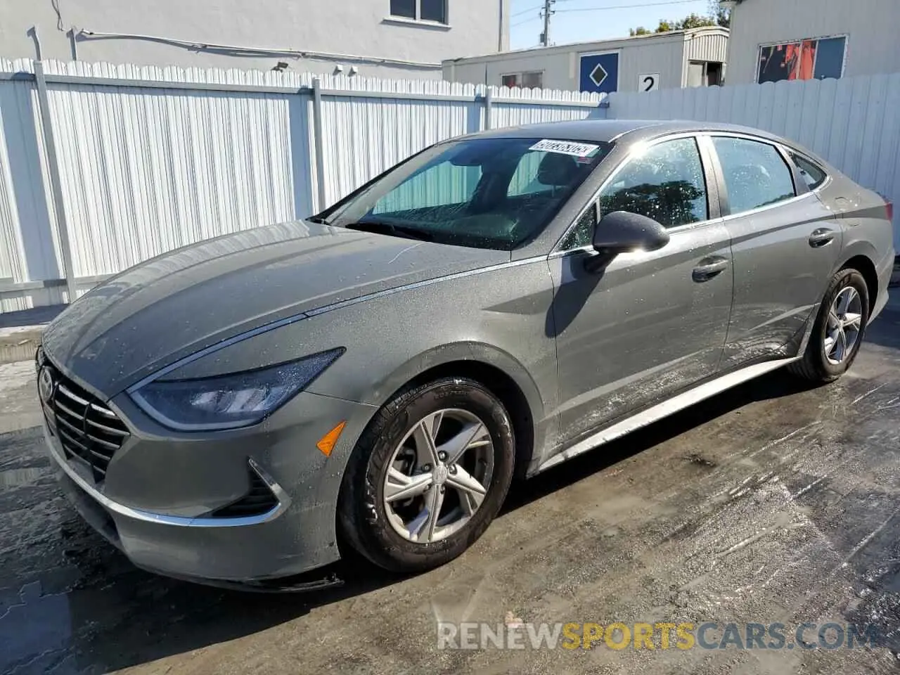 1 fotografías del automóvil dañado 5NPEG4JA6MH092367 HYUNDAI SONATA 2021