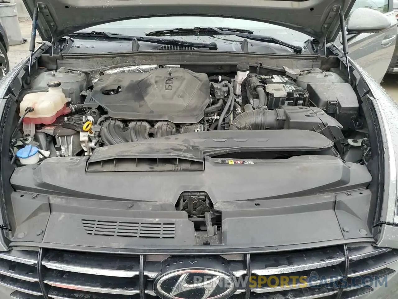 11 fotografías del automóvil dañado 5NPEG4JA6MH092367 HYUNDAI SONATA 2021