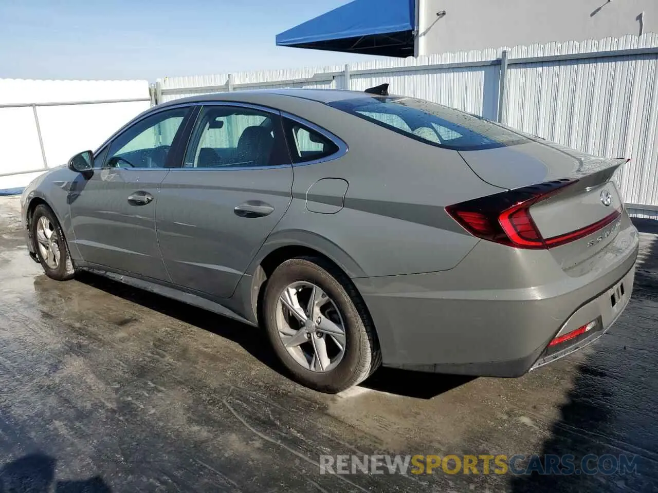 2 fotografías del automóvil dañado 5NPEG4JA6MH092367 HYUNDAI SONATA 2021