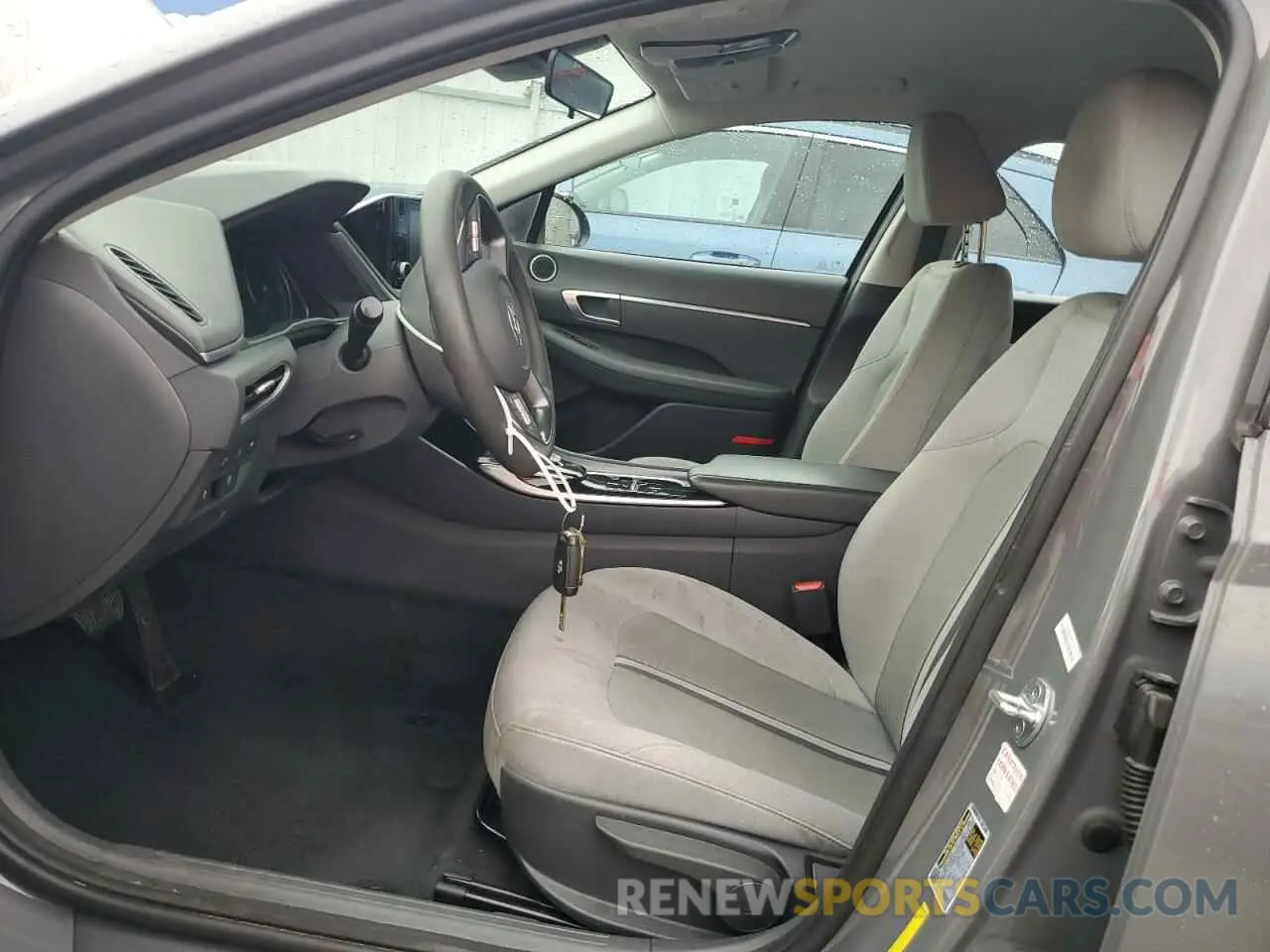 7 fotografías del automóvil dañado 5NPEG4JA6MH092367 HYUNDAI SONATA 2021