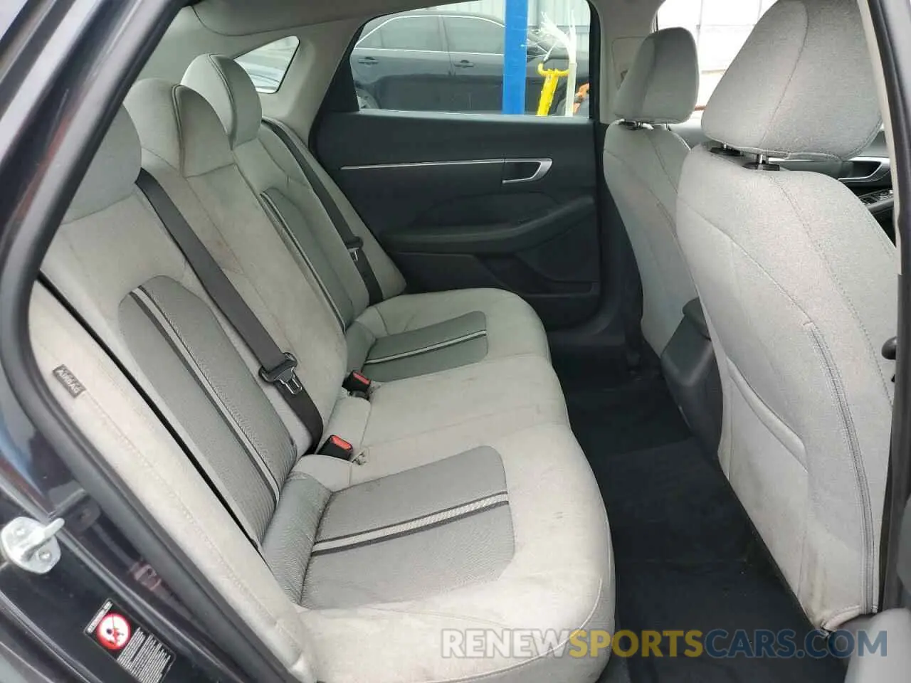 10 fotografías del automóvil dañado 5NPEG4JA6MH103710 HYUNDAI SONATA 2021