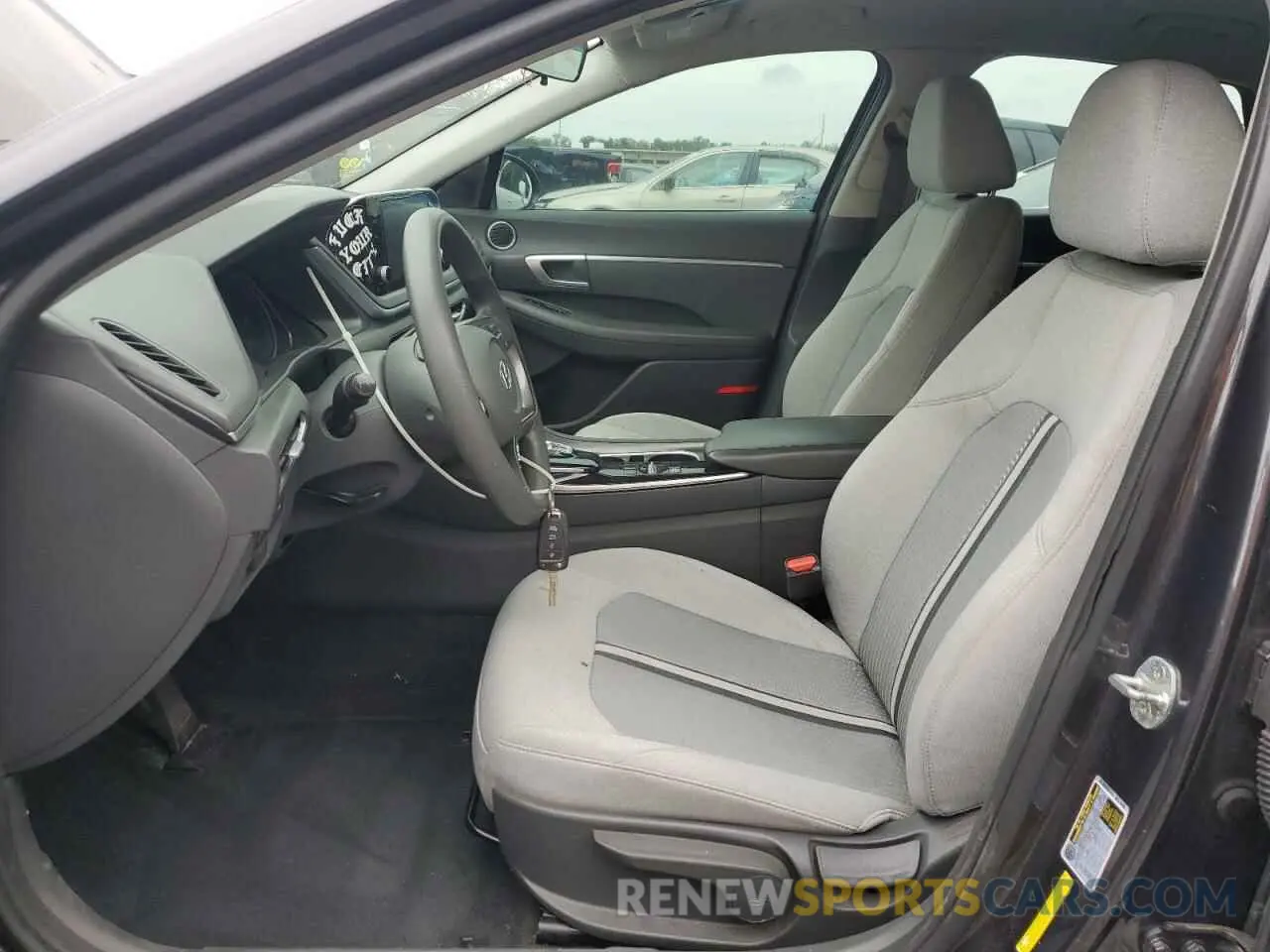 7 fotografías del automóvil dañado 5NPEG4JA6MH103710 HYUNDAI SONATA 2021