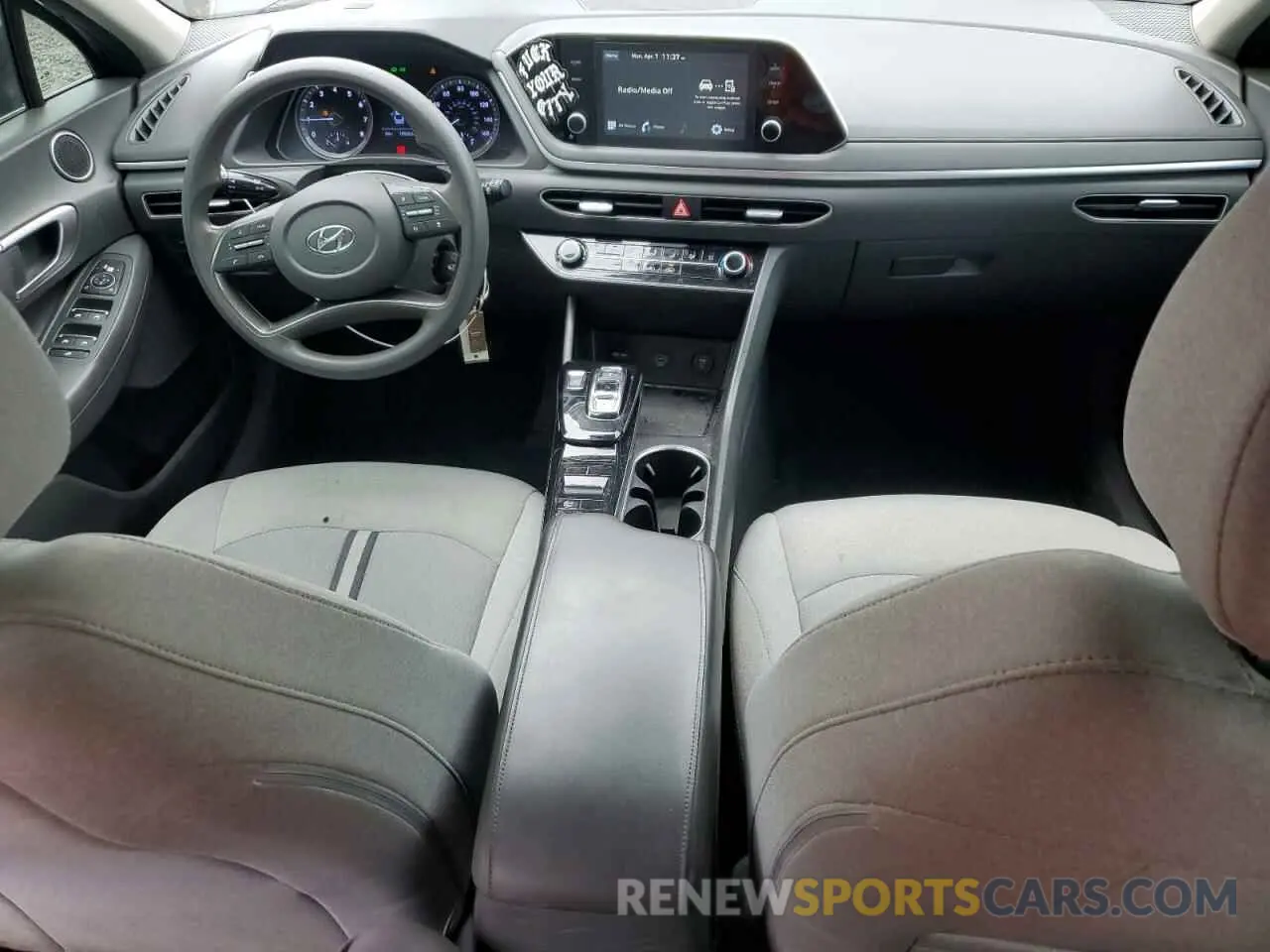 8 fotografías del automóvil dañado 5NPEG4JA6MH103710 HYUNDAI SONATA 2021