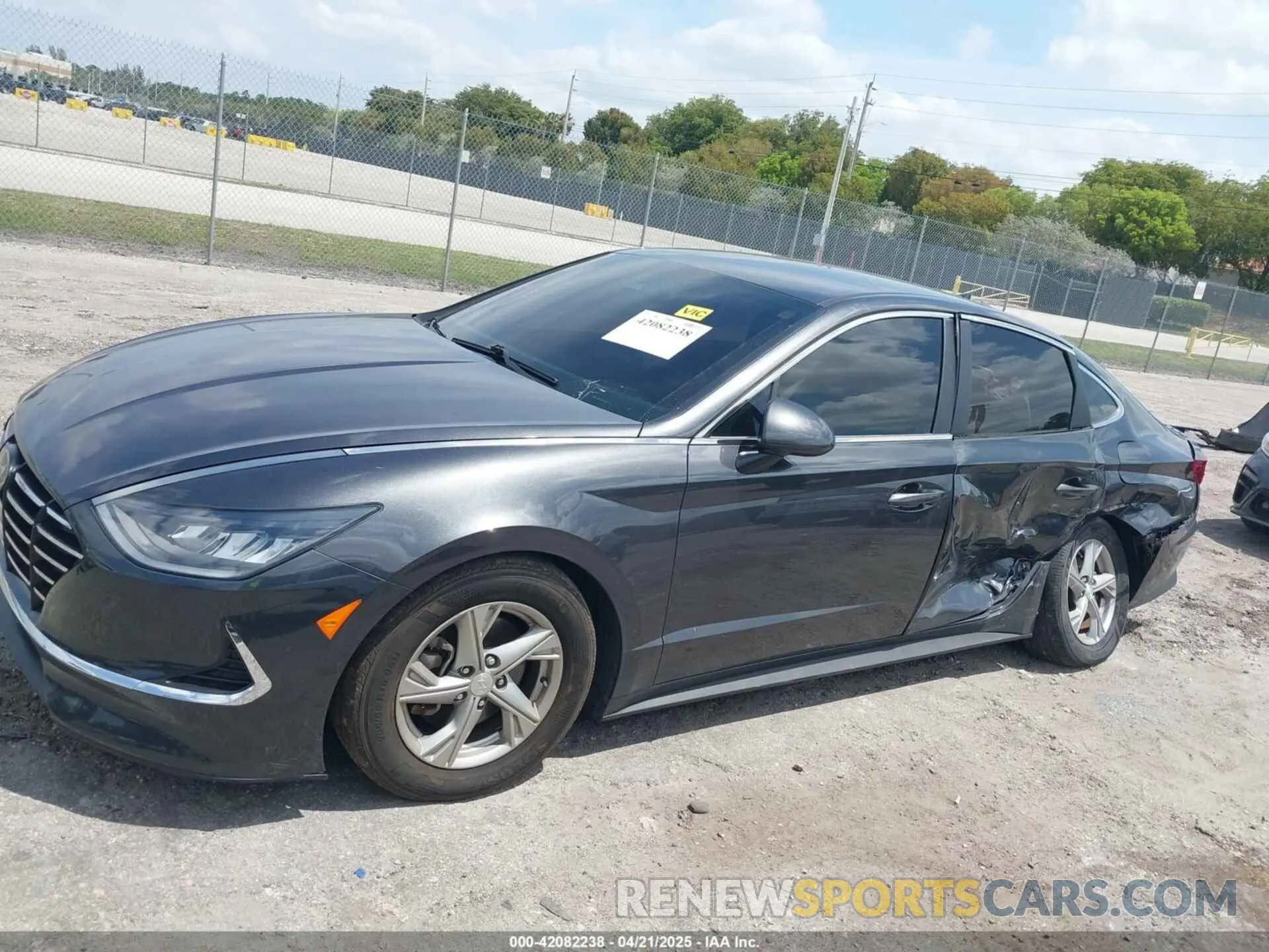 6 fotografías del automóvil dañado 5NPEG4JA6MH105036 HYUNDAI SONATA 2021