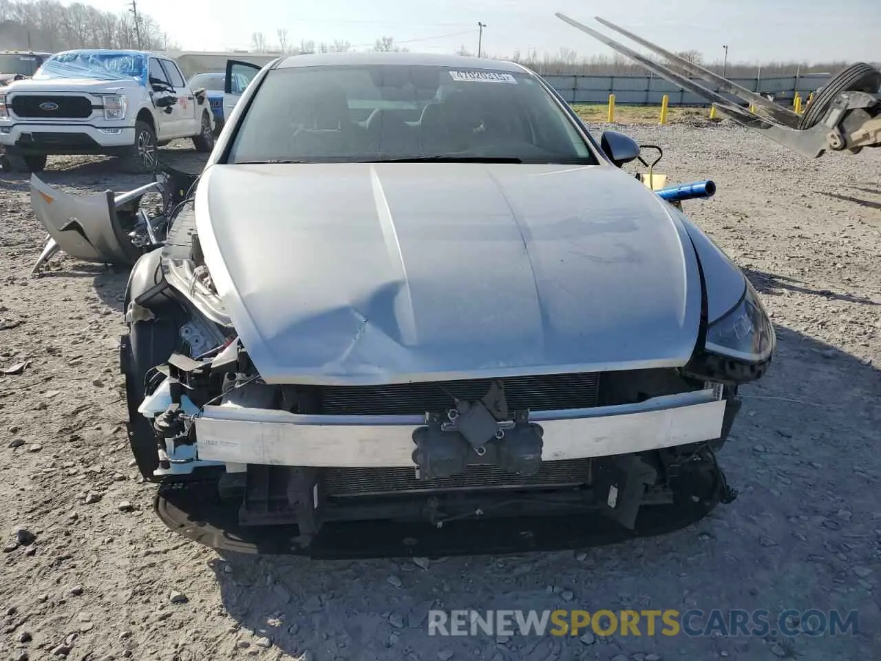 5 fotografías del automóvil dañado 5NPEG4JA6MH109393 HYUNDAI SONATA 2021