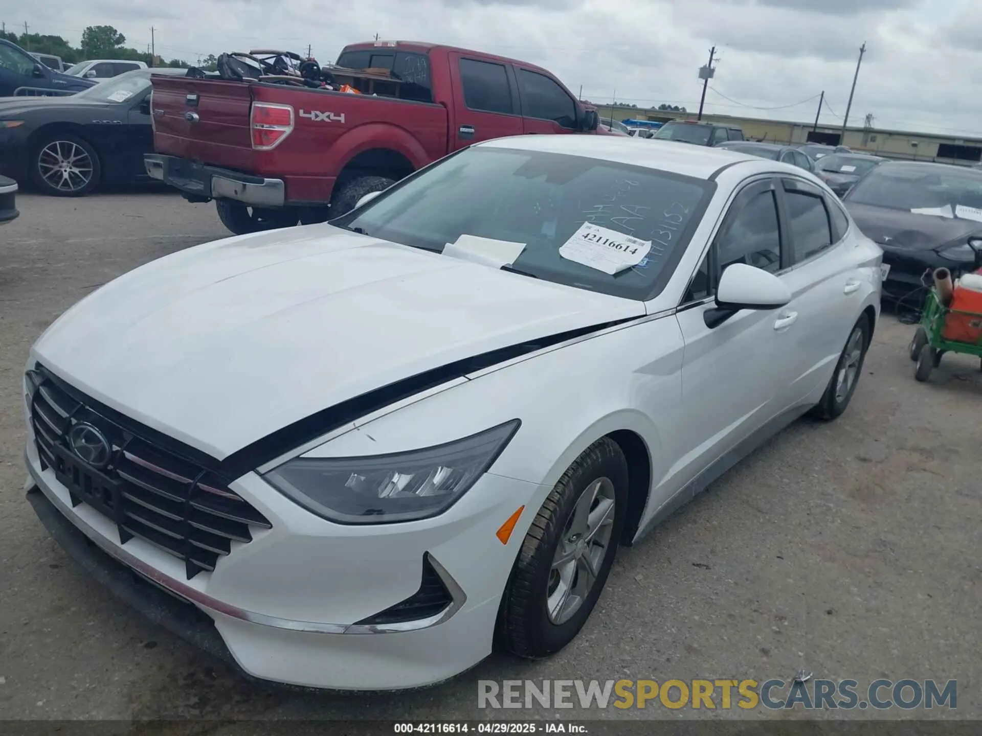 2 fotografías del automóvil dañado 5NPEG4JA6MH131152 HYUNDAI SONATA 2021