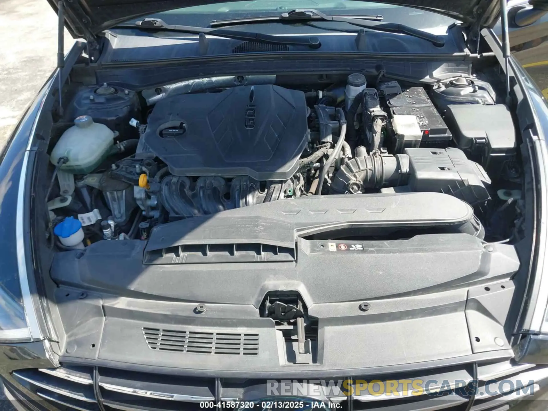 10 fotografías del automóvil dañado 5NPEG4JA7MH065369 HYUNDAI SONATA 2021