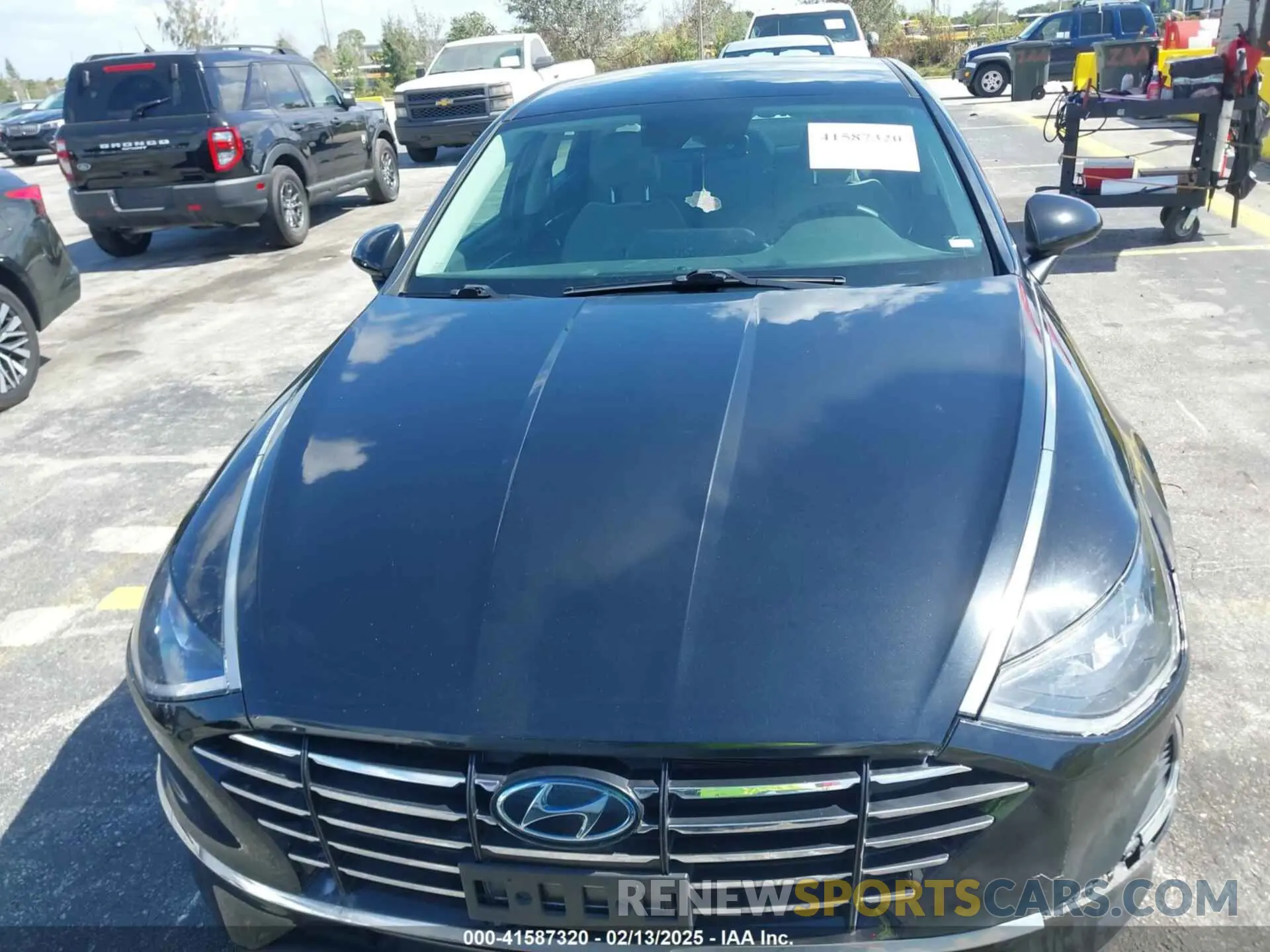 6 fotografías del automóvil dañado 5NPEG4JA7MH065369 HYUNDAI SONATA 2021