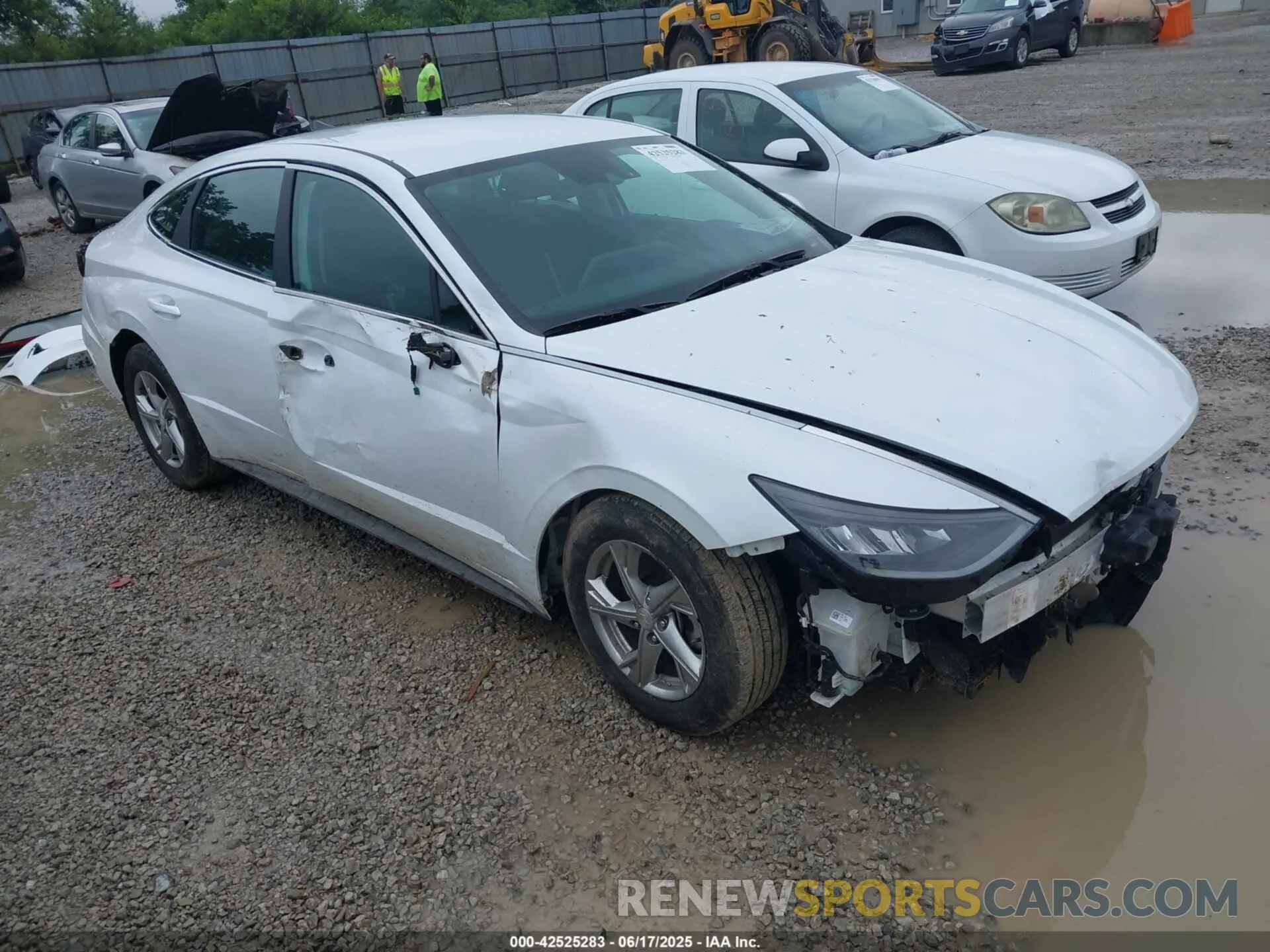 1 fotografías del automóvil dañado 5NPEG4JA7MH071351 HYUNDAI SONATA 2021