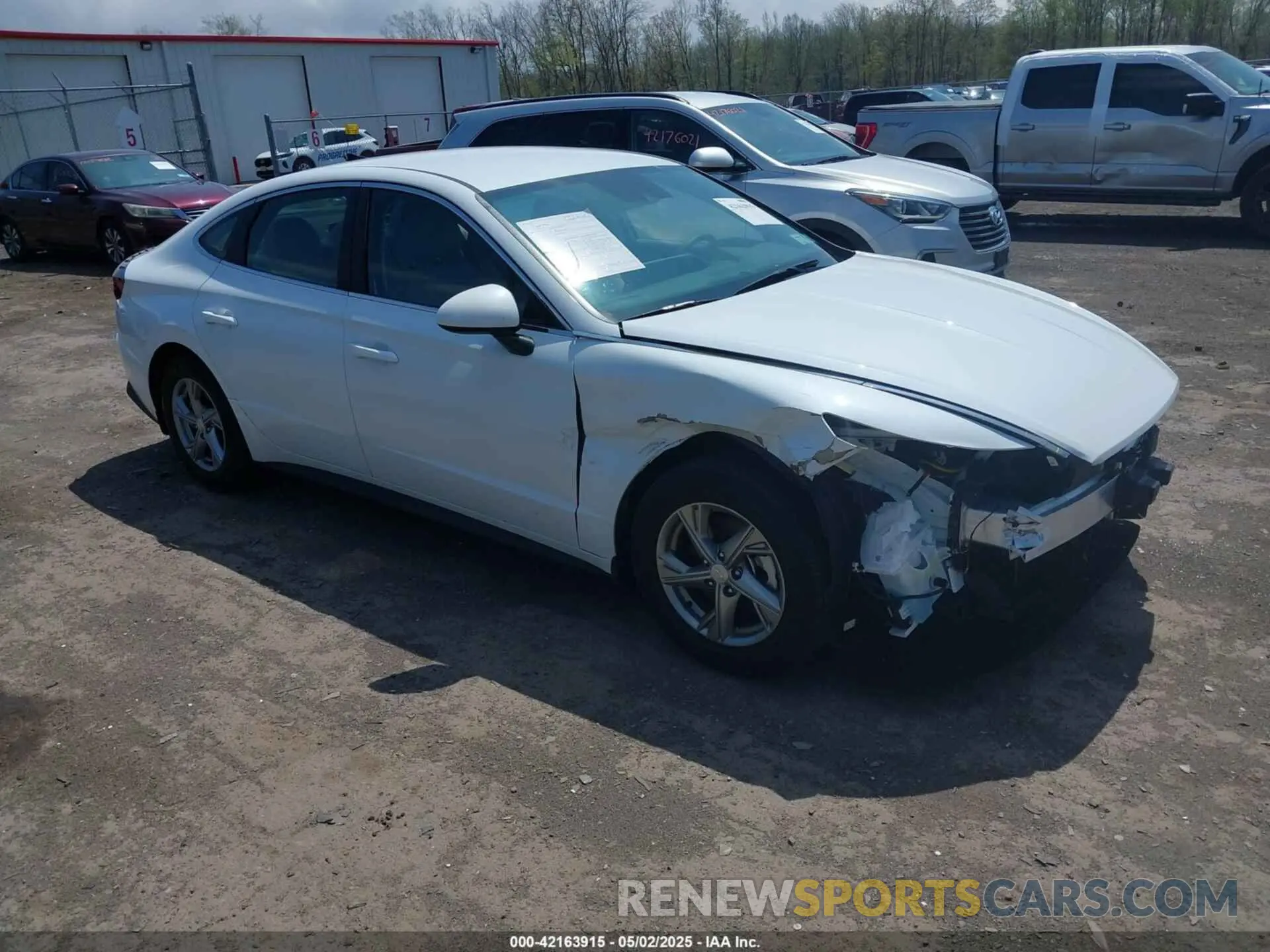 1 fotografías del automóvil dañado 5NPEG4JA7MH085489 HYUNDAI SONATA 2021