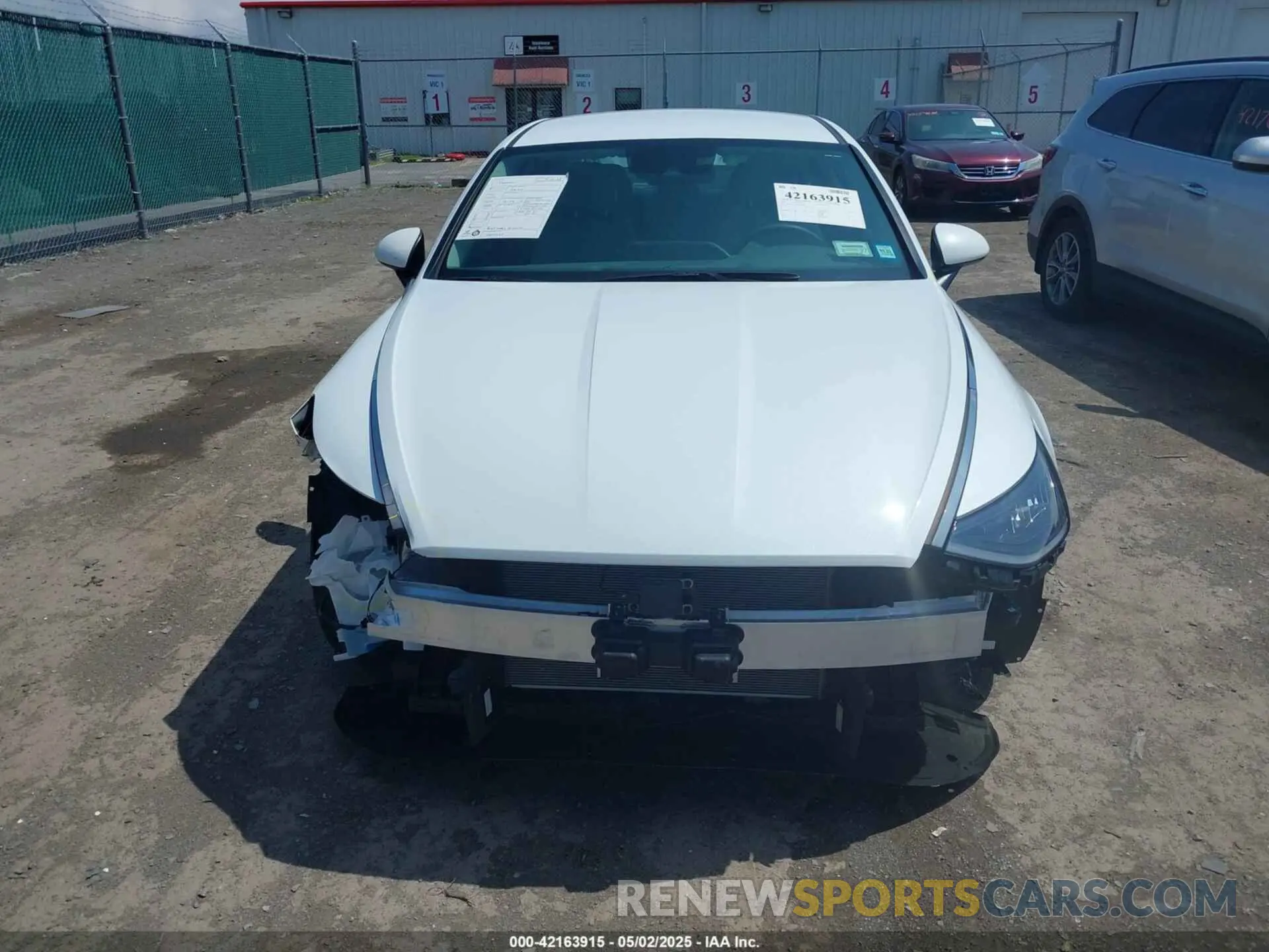 12 fotografías del automóvil dañado 5NPEG4JA7MH085489 HYUNDAI SONATA 2021