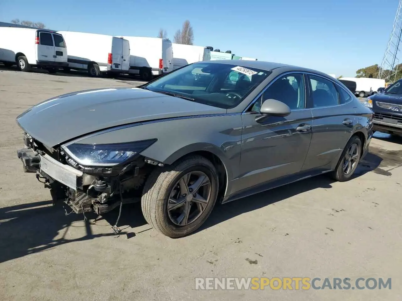 1 fotografías del automóvil dañado 5NPEG4JA7MH095102 HYUNDAI SONATA 2021