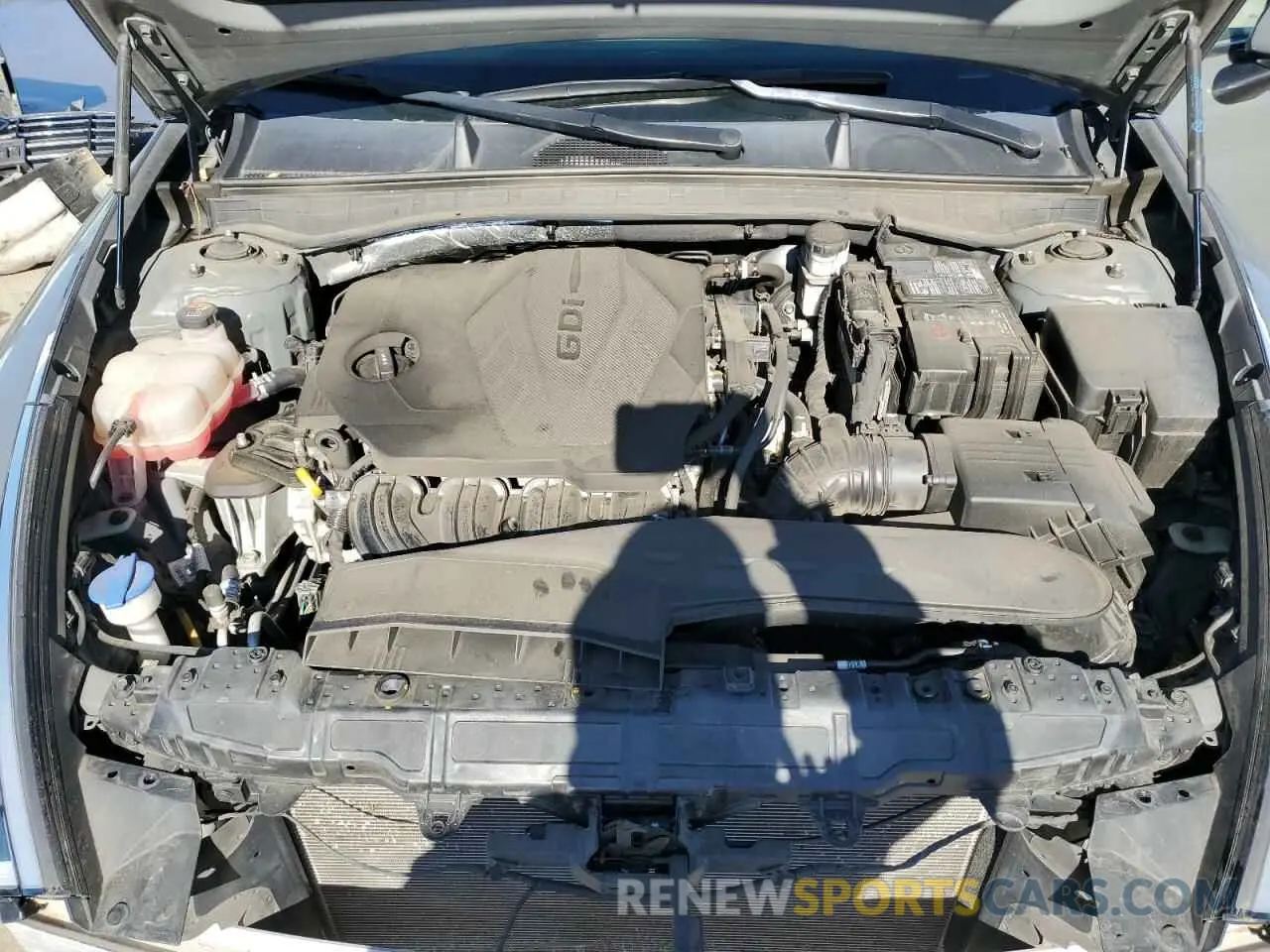 11 fotografías del automóvil dañado 5NPEG4JA7MH095102 HYUNDAI SONATA 2021