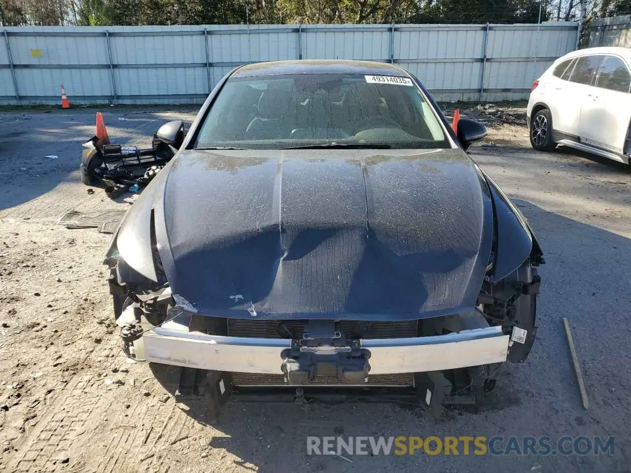 5 fotografías del automóvil dañado 5NPEG4JA7MH101982 HYUNDAI SONATA 2021