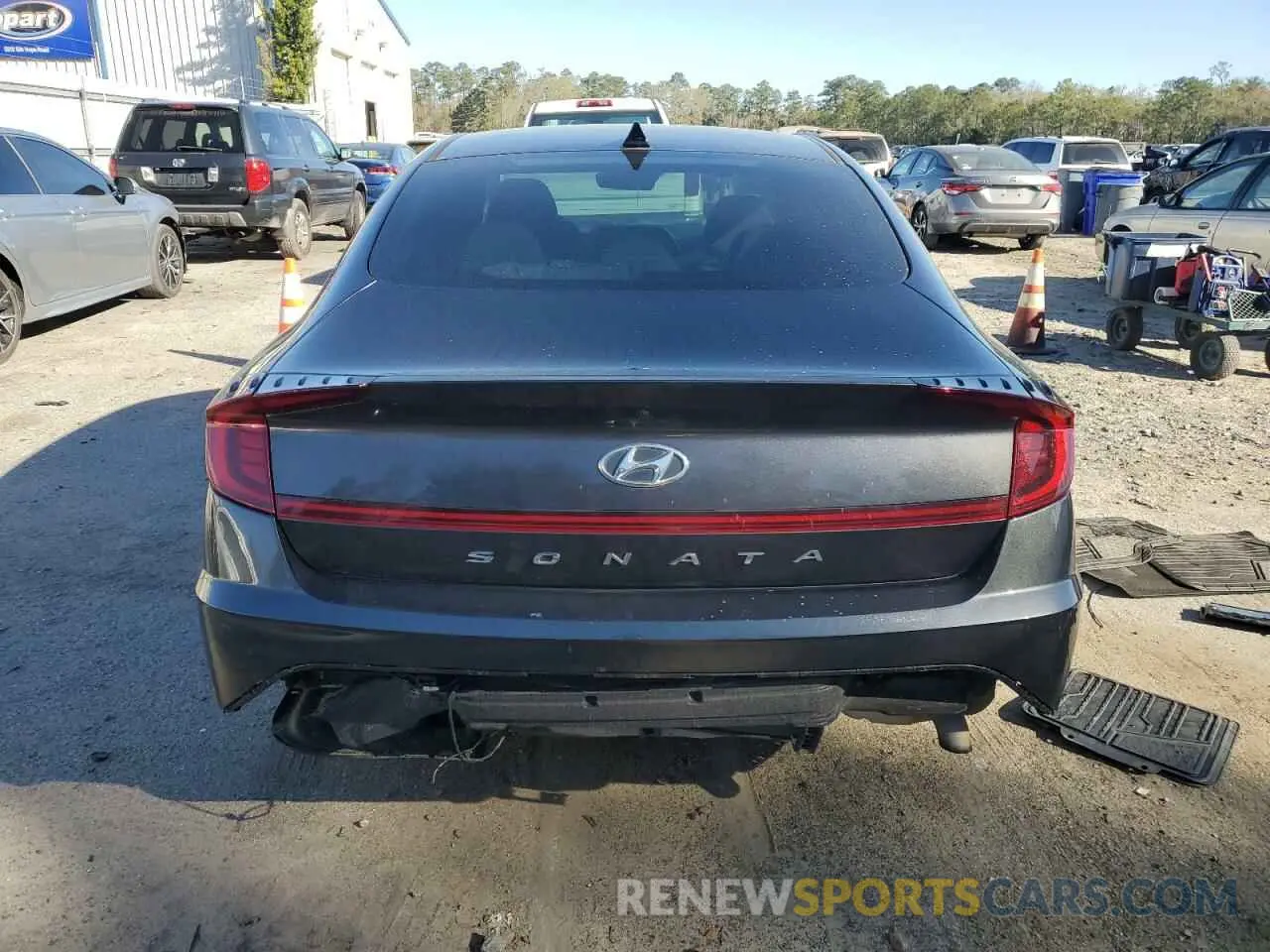6 fotografías del automóvil dañado 5NPEG4JA7MH101982 HYUNDAI SONATA 2021