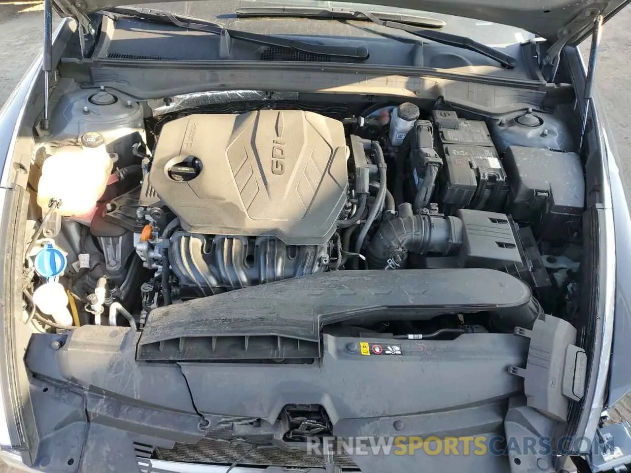 12 fotografías del automóvil dañado 5NPEG4JA7MH112657 HYUNDAI SONATA 2021