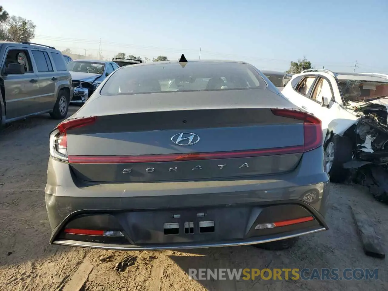 6 fotografías del automóvil dañado 5NPEG4JA7MH112657 HYUNDAI SONATA 2021
