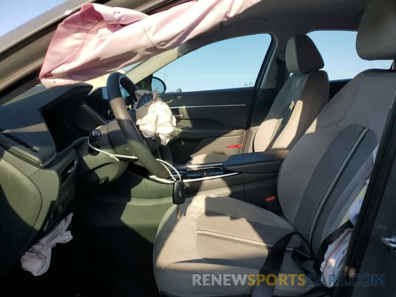 7 fotografías del automóvil dañado 5NPEG4JA7MH112657 HYUNDAI SONATA 2021