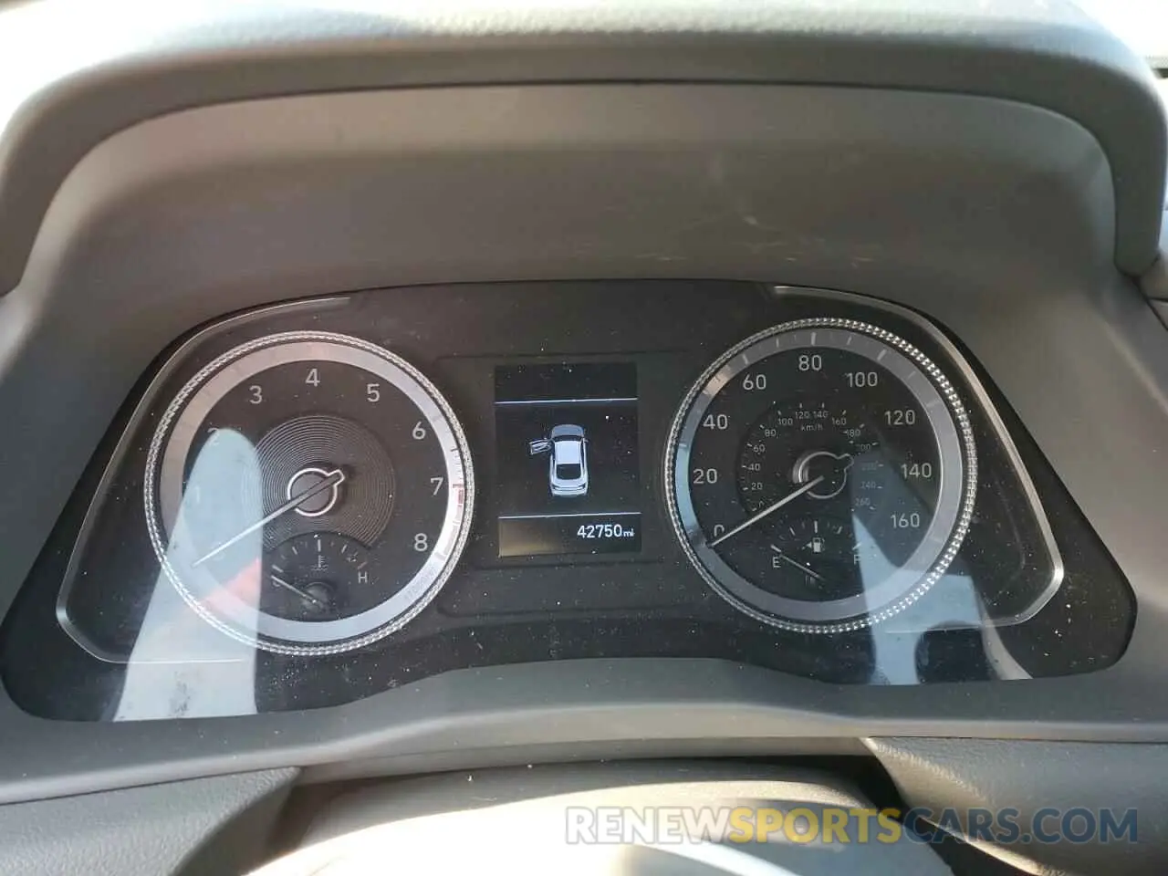 9 fotografías del automóvil dañado 5NPEG4JA7MH112657 HYUNDAI SONATA 2021