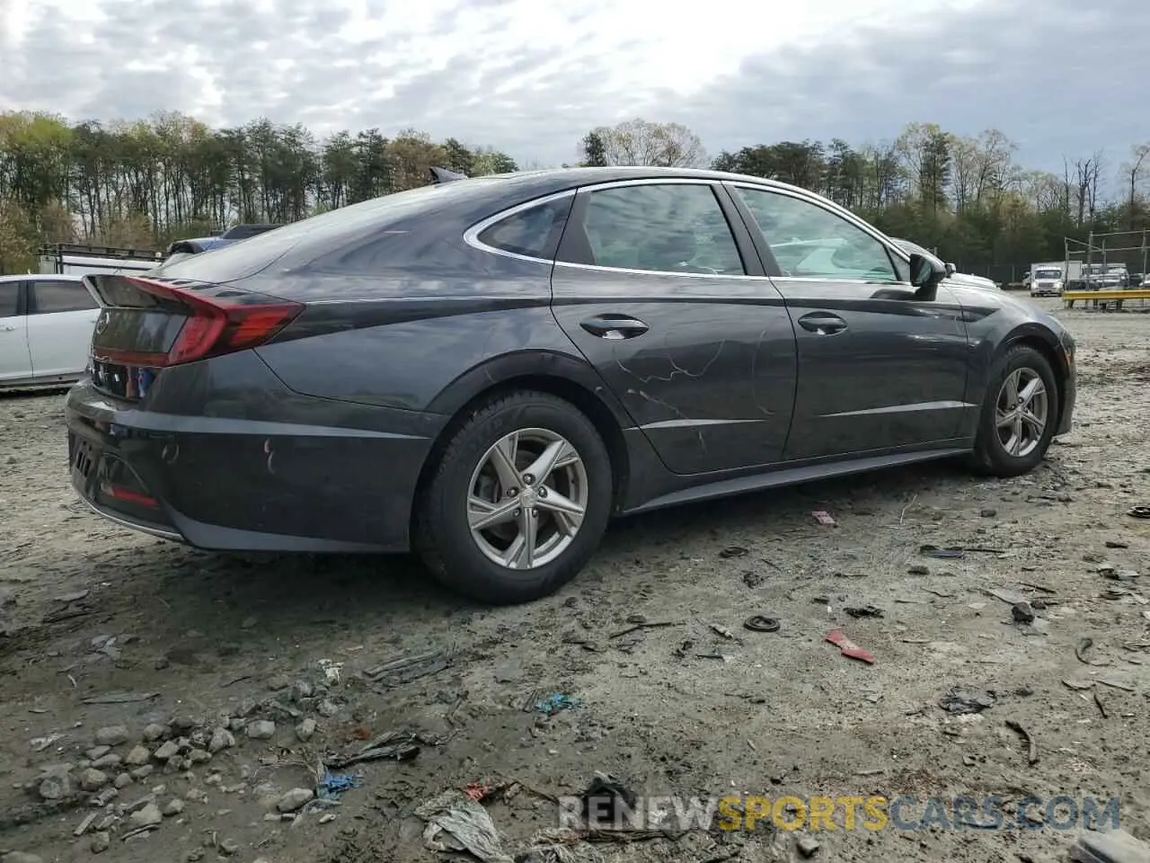 3 fotografías del automóvil dañado 5NPEG4JA7MH120404 HYUNDAI SONATA 2021