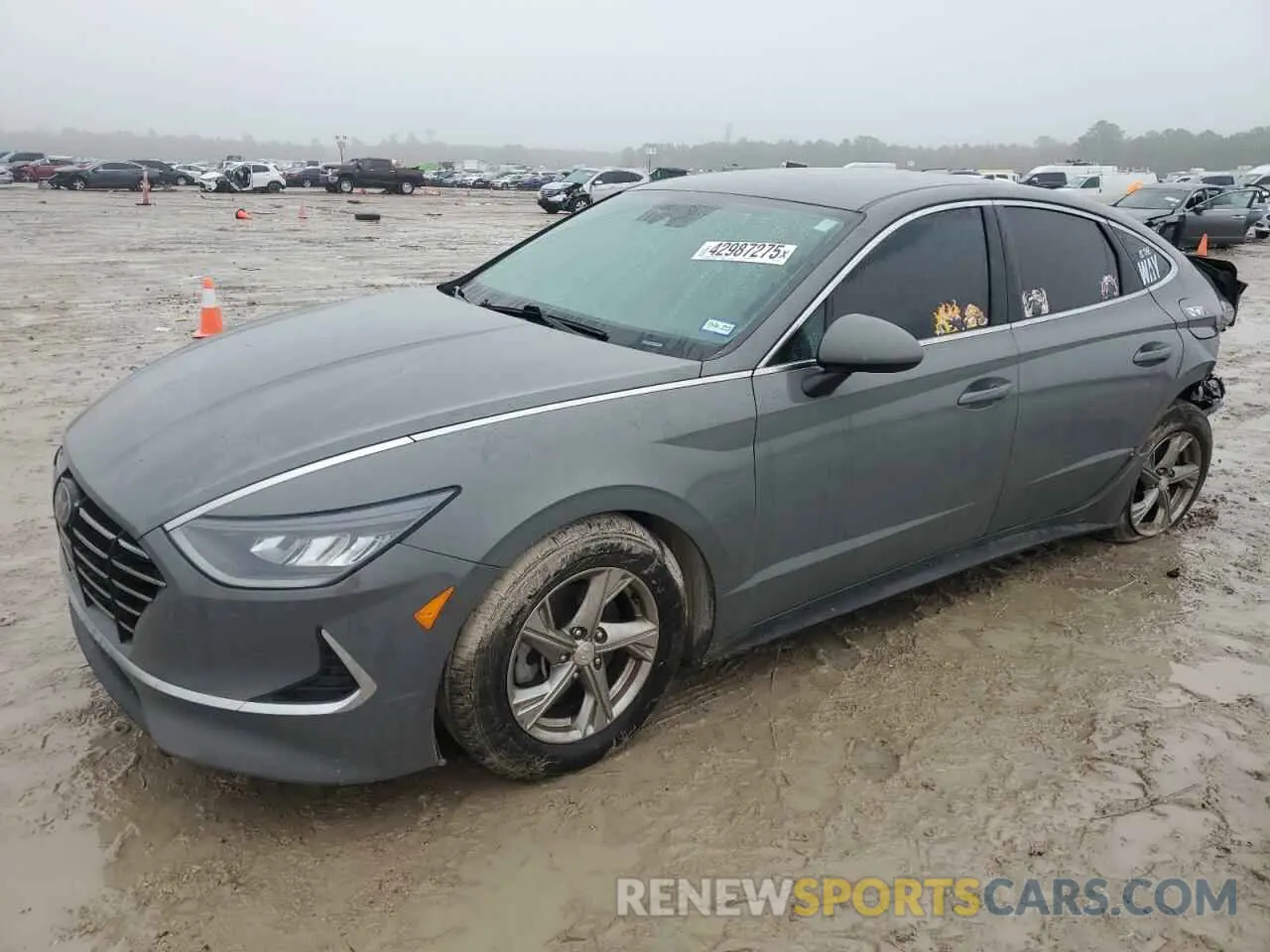 1 fotografías del automóvil dañado 5NPEG4JA7MH126784 HYUNDAI SONATA 2021